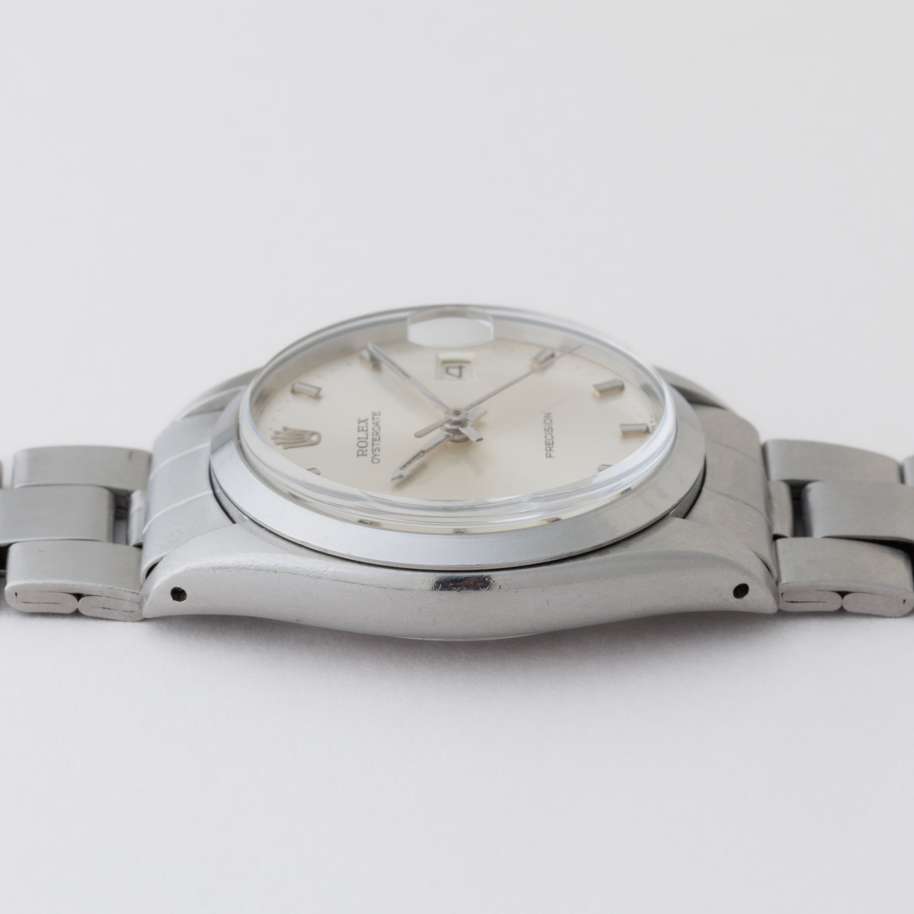 ロレックス オイスターデイト 1964年製 Ref.6694 手巻き シルバーダイヤル