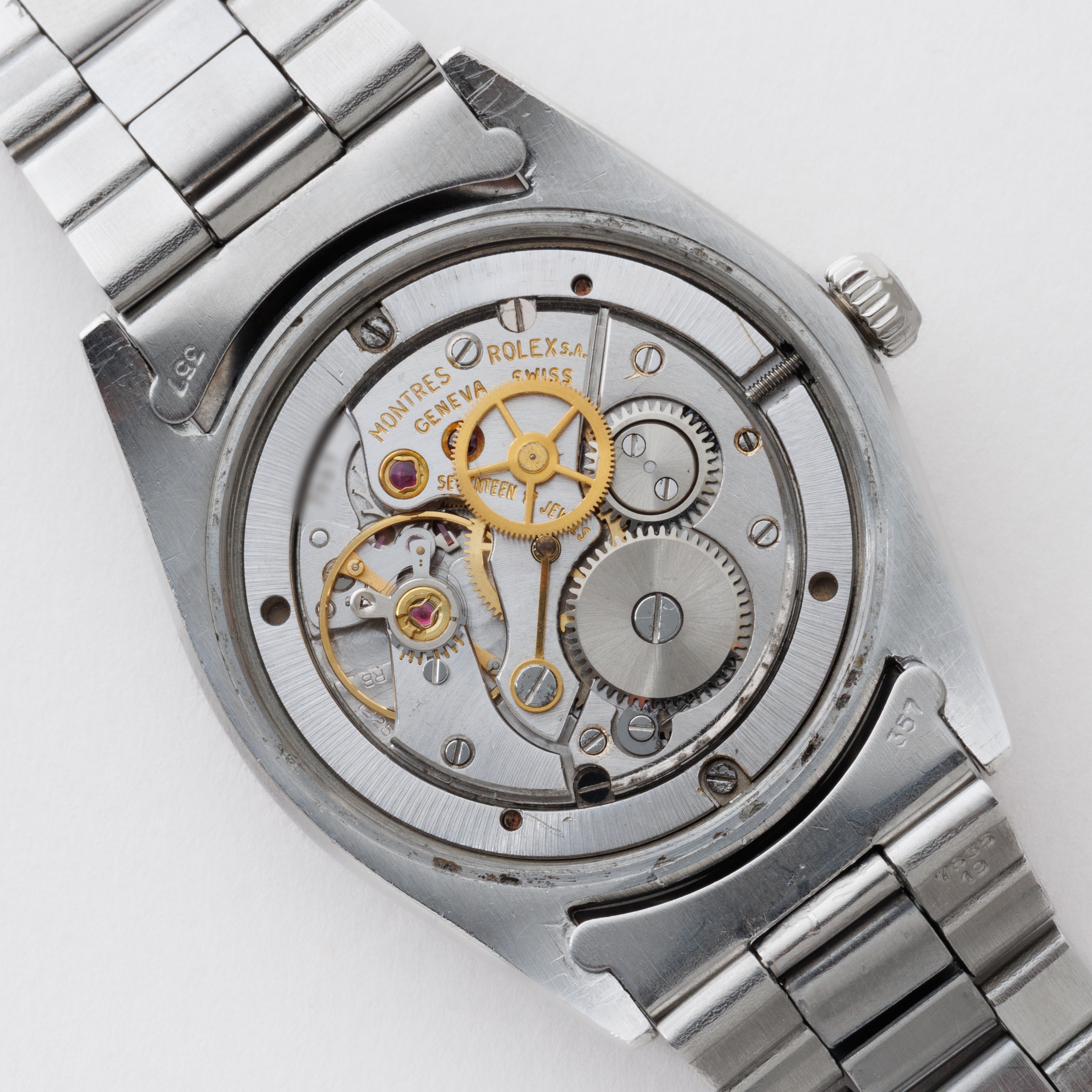 ロレックス オイスターデイト 1964年製 Ref.6694 手巻き シルバーダイヤル