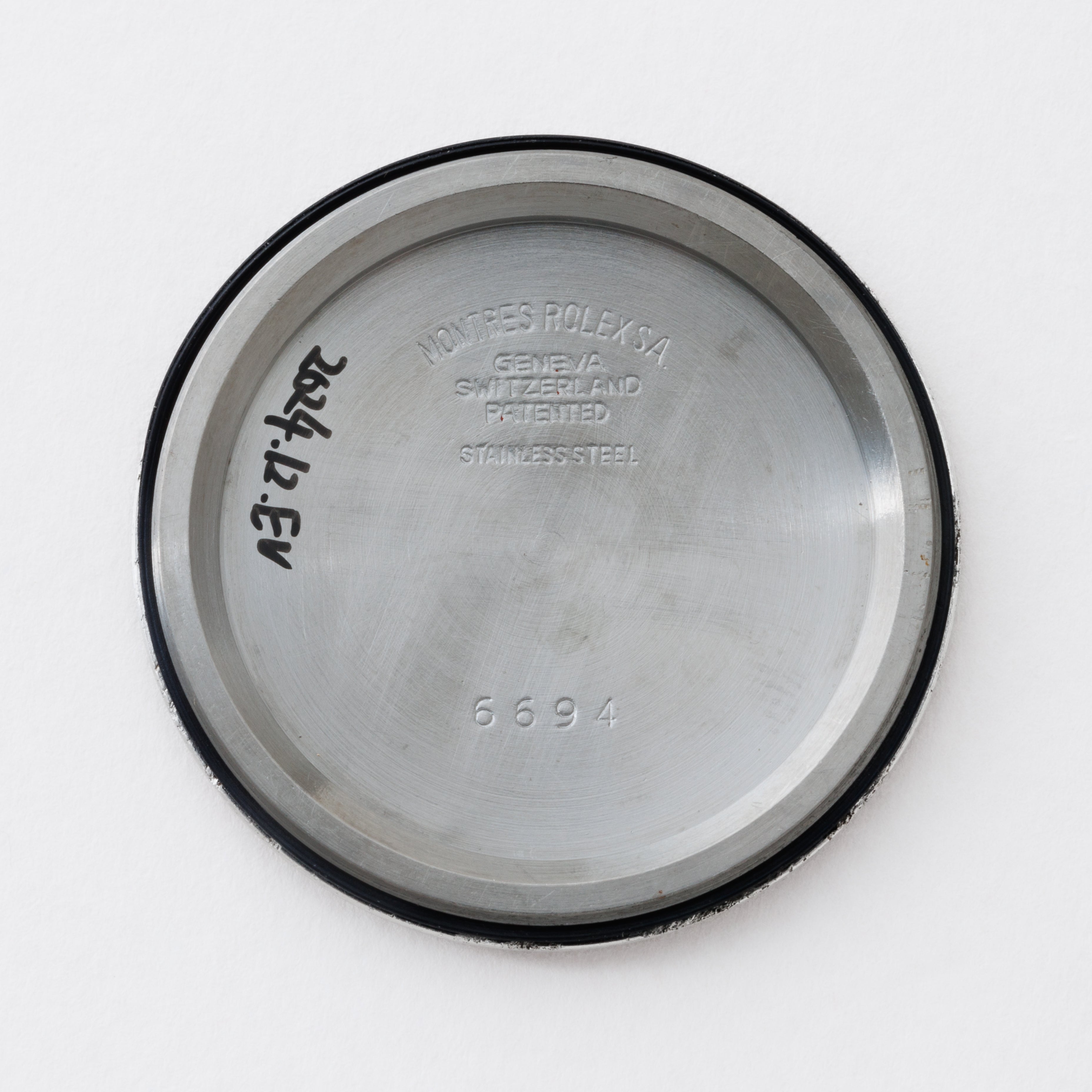 ロレックス オイスターデイト 1964年製 Ref.6694 手巻き シルバーダイヤル