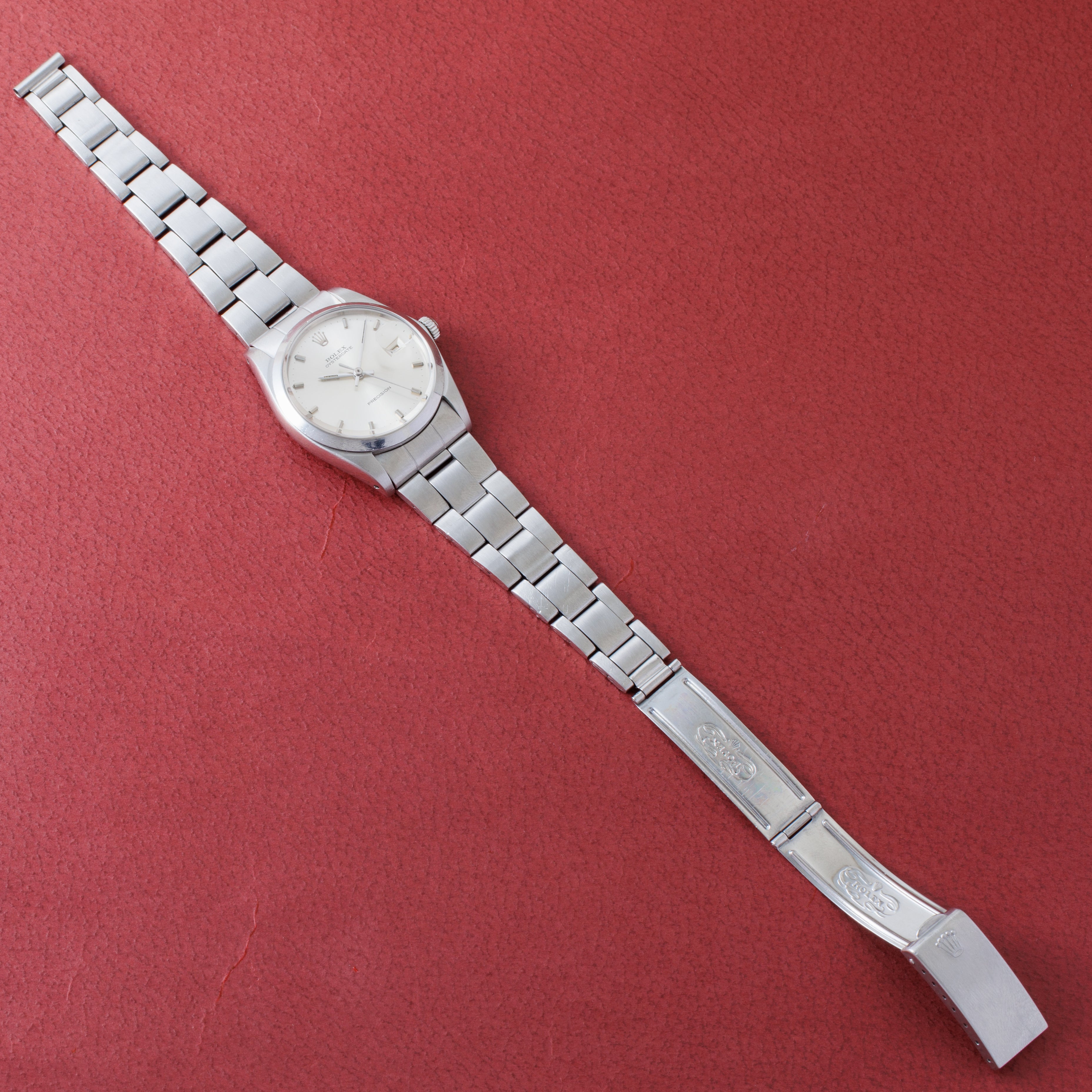 ロレックス オイスターデイト 1964年製 Ref.6694 手巻き シルバーダイヤル