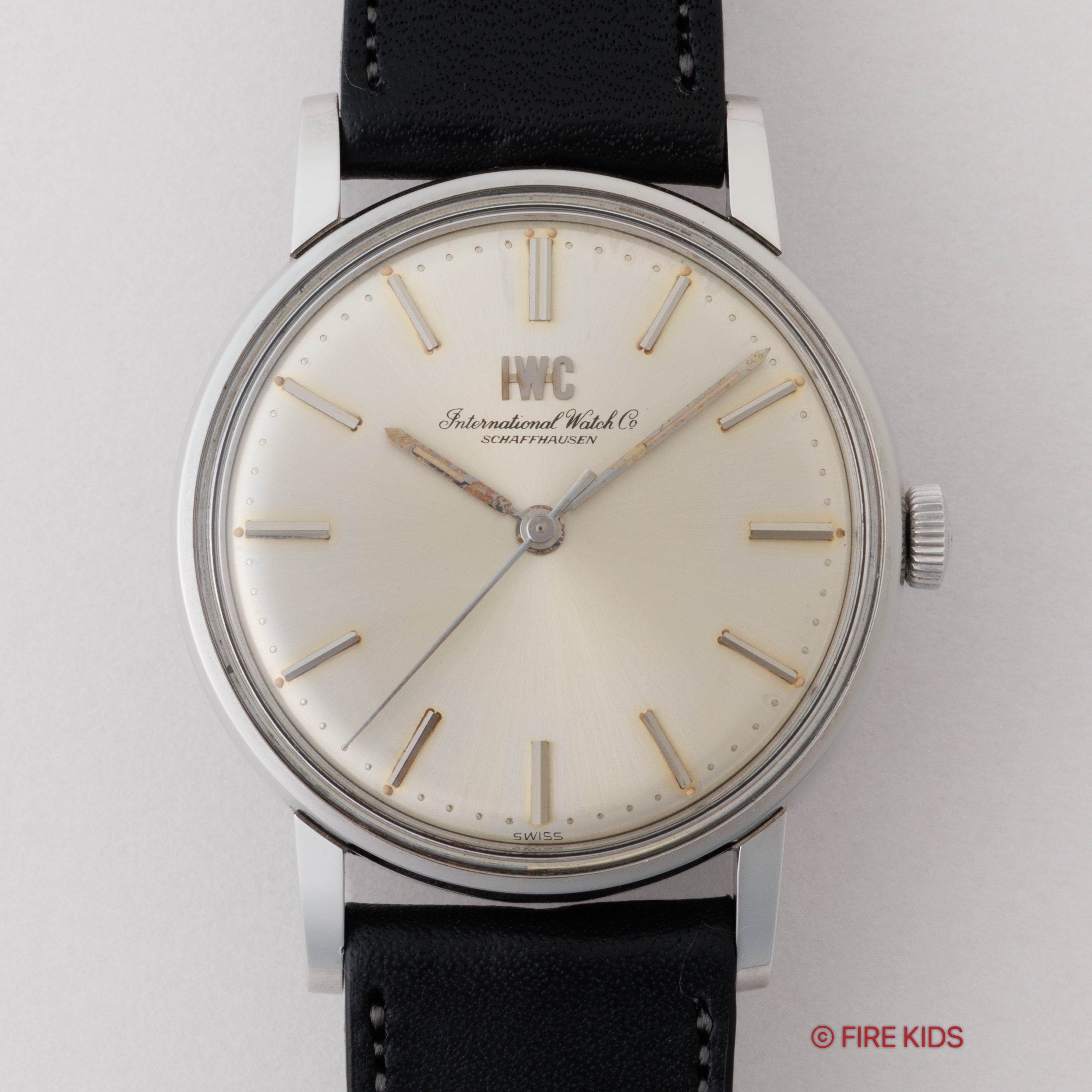 IWC Ref.602 Cal.89 手巻き ラウンドケース 純正尾錠付き 1969年製