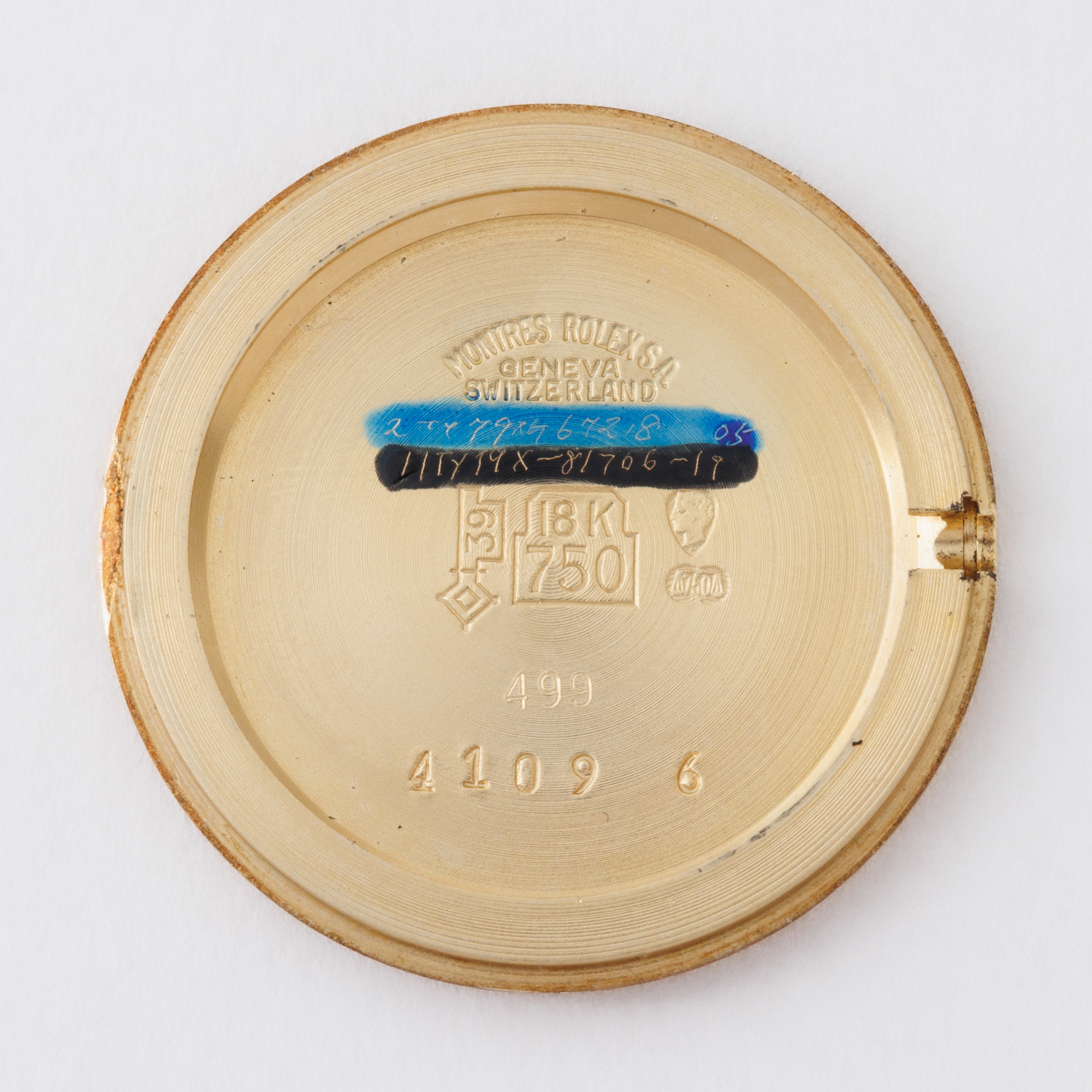 ロレックス チェリーニ レディース 1975年製 Ref.4109 18金無垢 社外ブレス