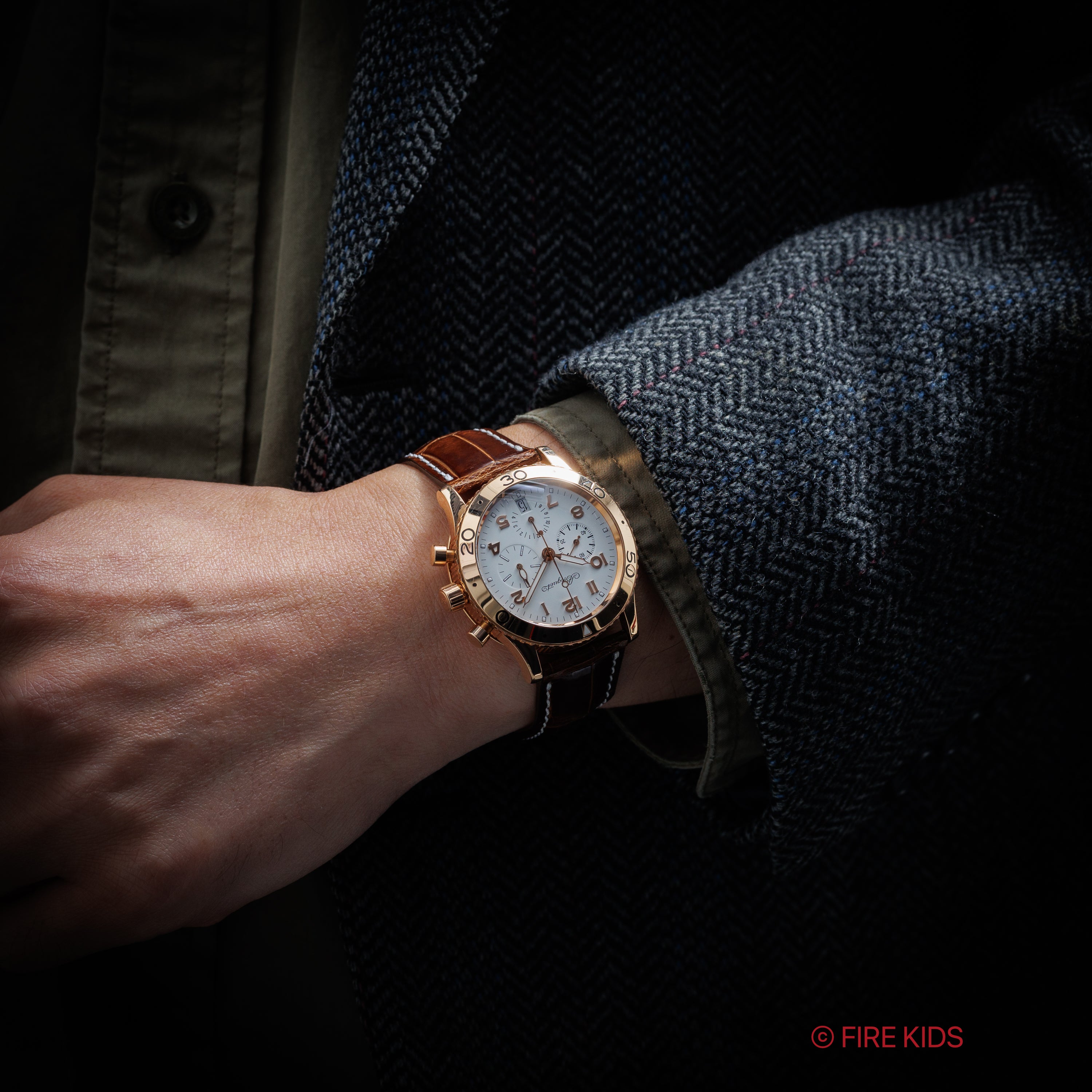 ブレゲ タイプXX トランスアトランティック 18金無垢ピンクゴールド  Ref.3820BR/M2/9W6 2003年ギャラ、箱、冊子付