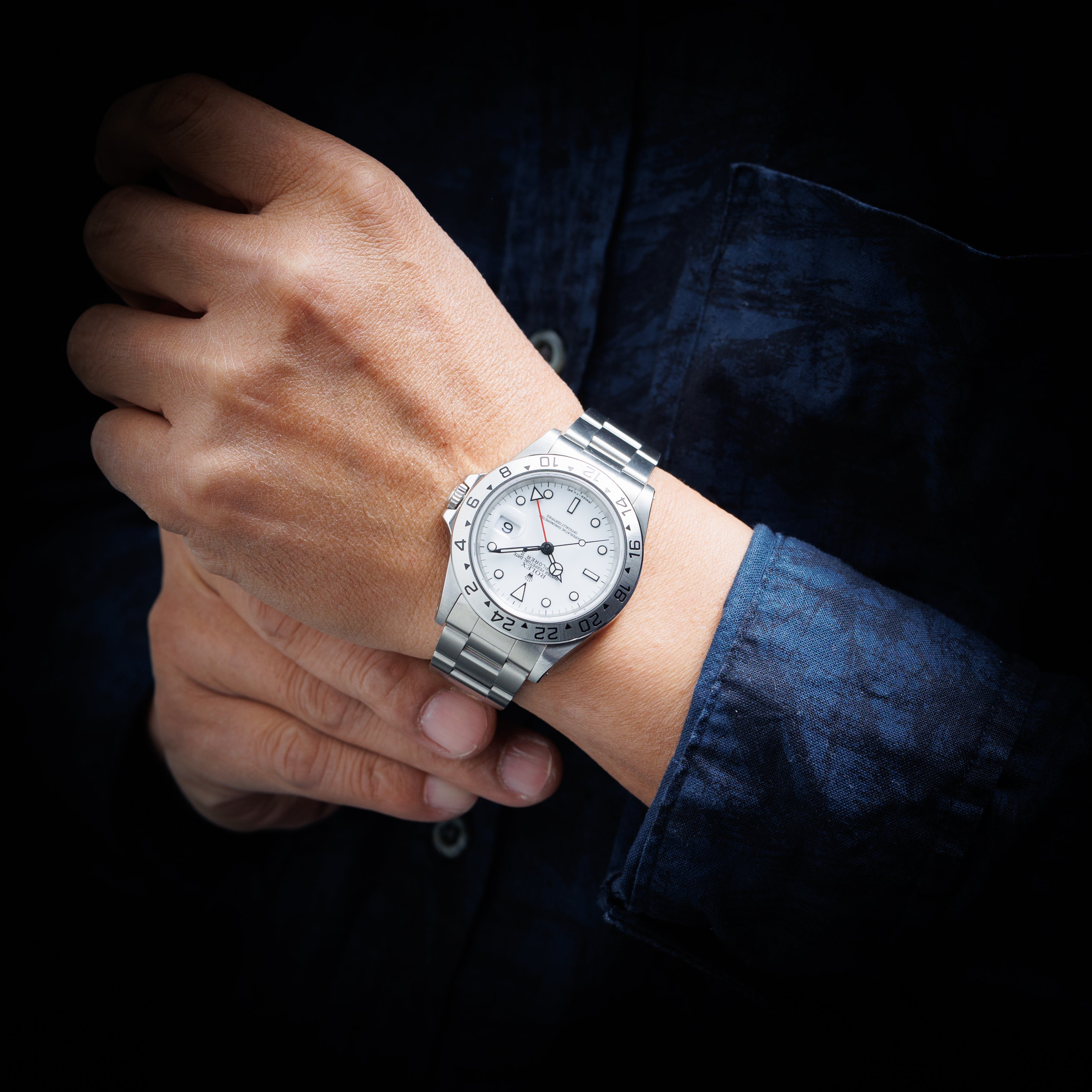 ロレックス エクスプローラーⅡ 1994年製 Ref.16570 箱、ギャラ、サービス保証書付