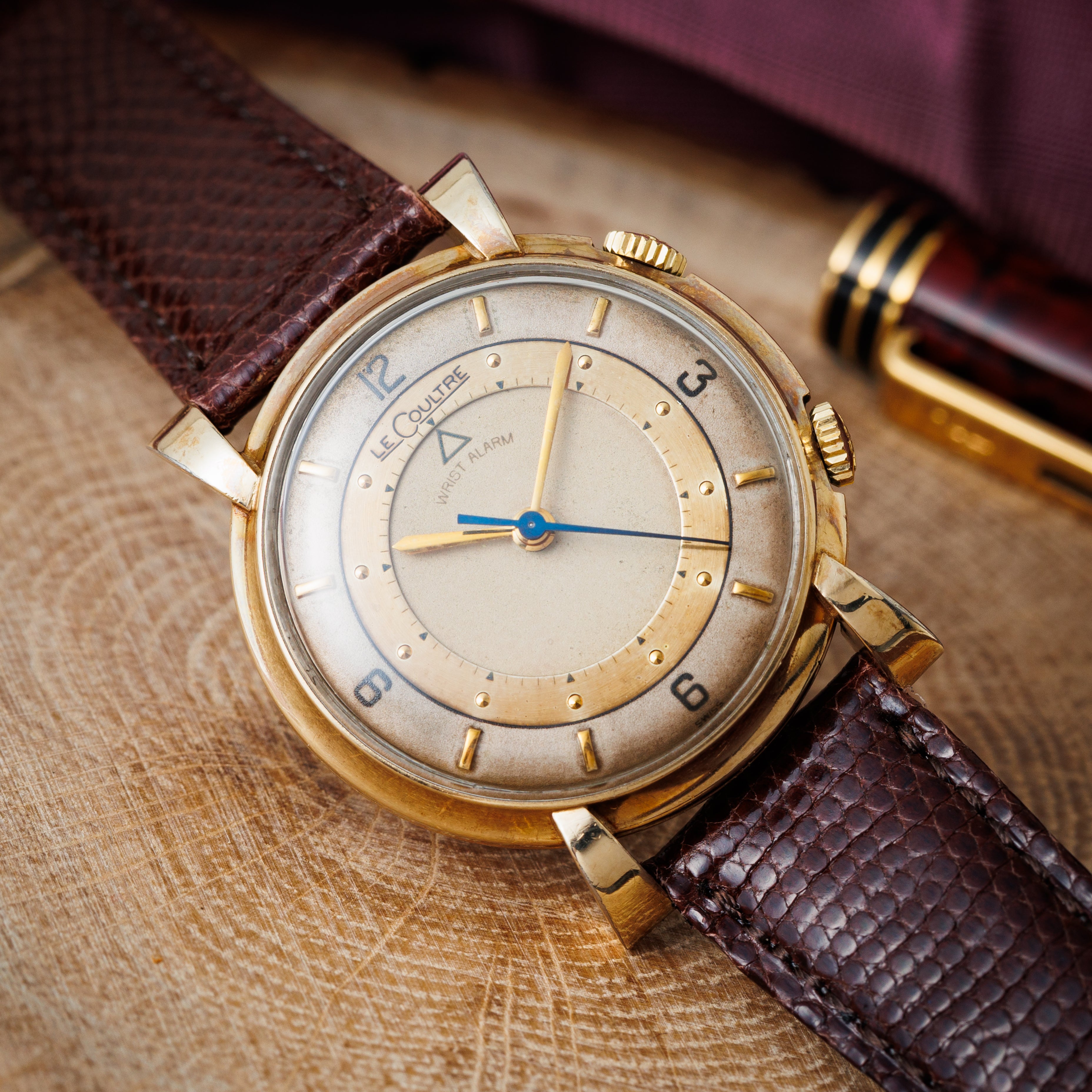 ルクルト リストアラームファーストモデル 1950年代製 10金張り 手巻き