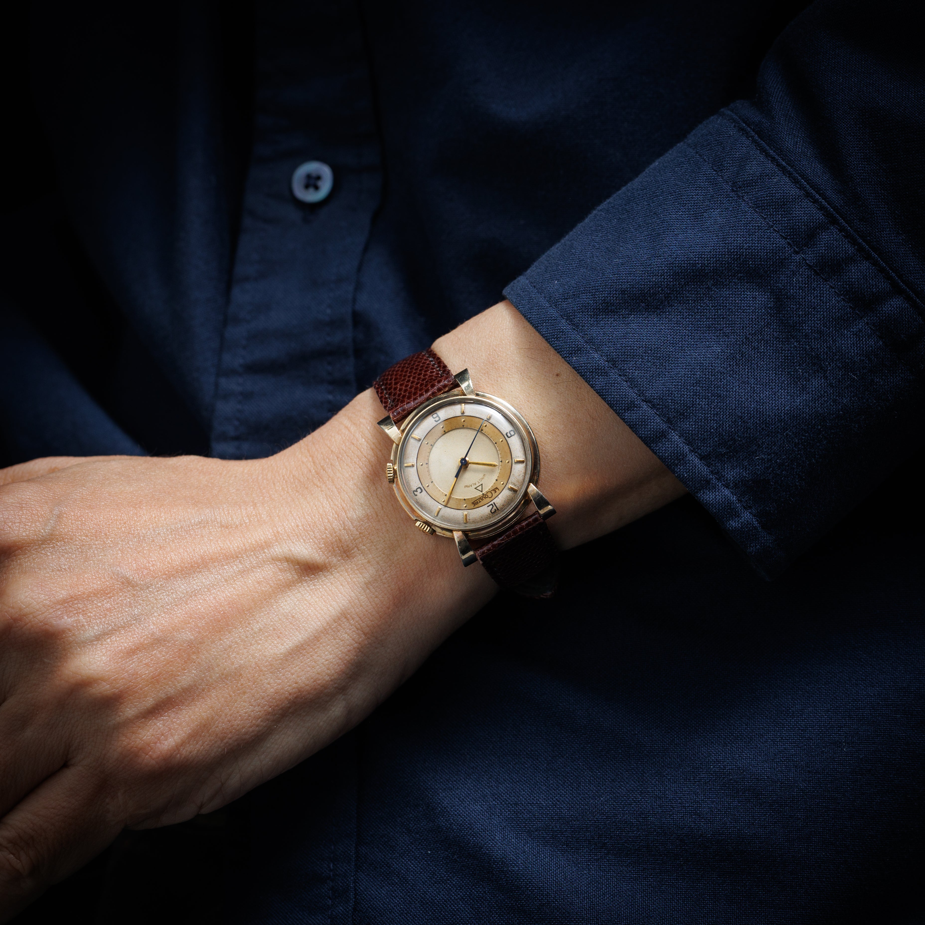 ルクルト リストアラームファーストモデル 1950年代製 10金張り 手巻き