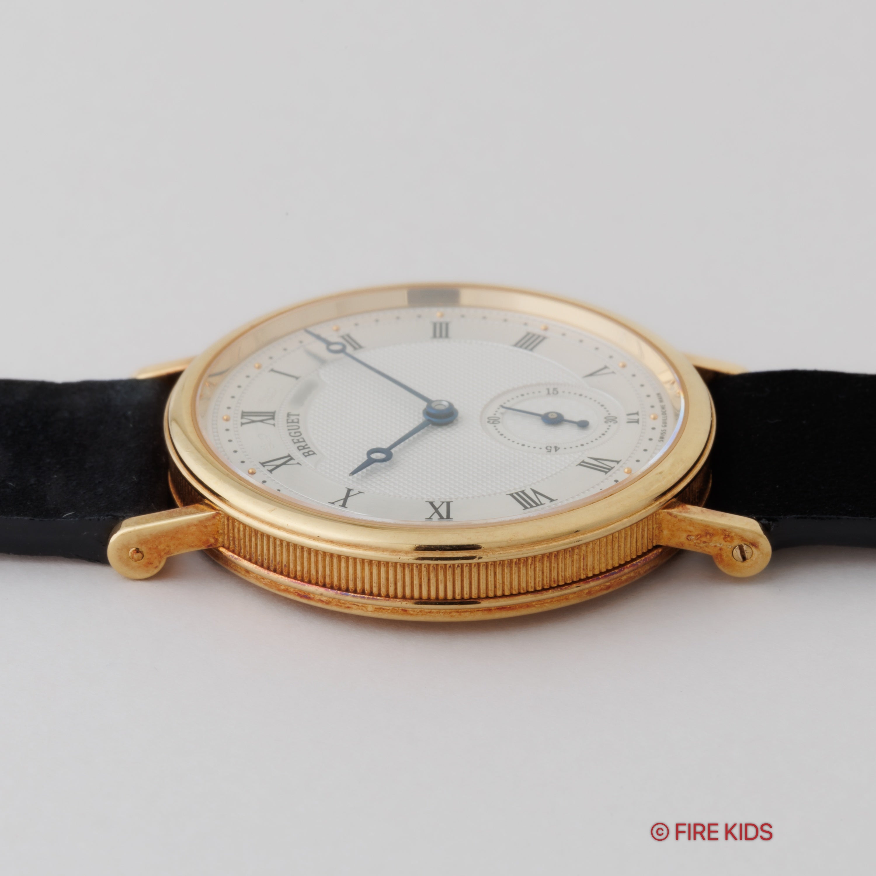 ブレゲ クラシック パワーリザーブ 18金無垢 1997年製 Ref.5907前期型 手巻き式 Cal.510DR 純正YG尾錠 箱、ギャラ付