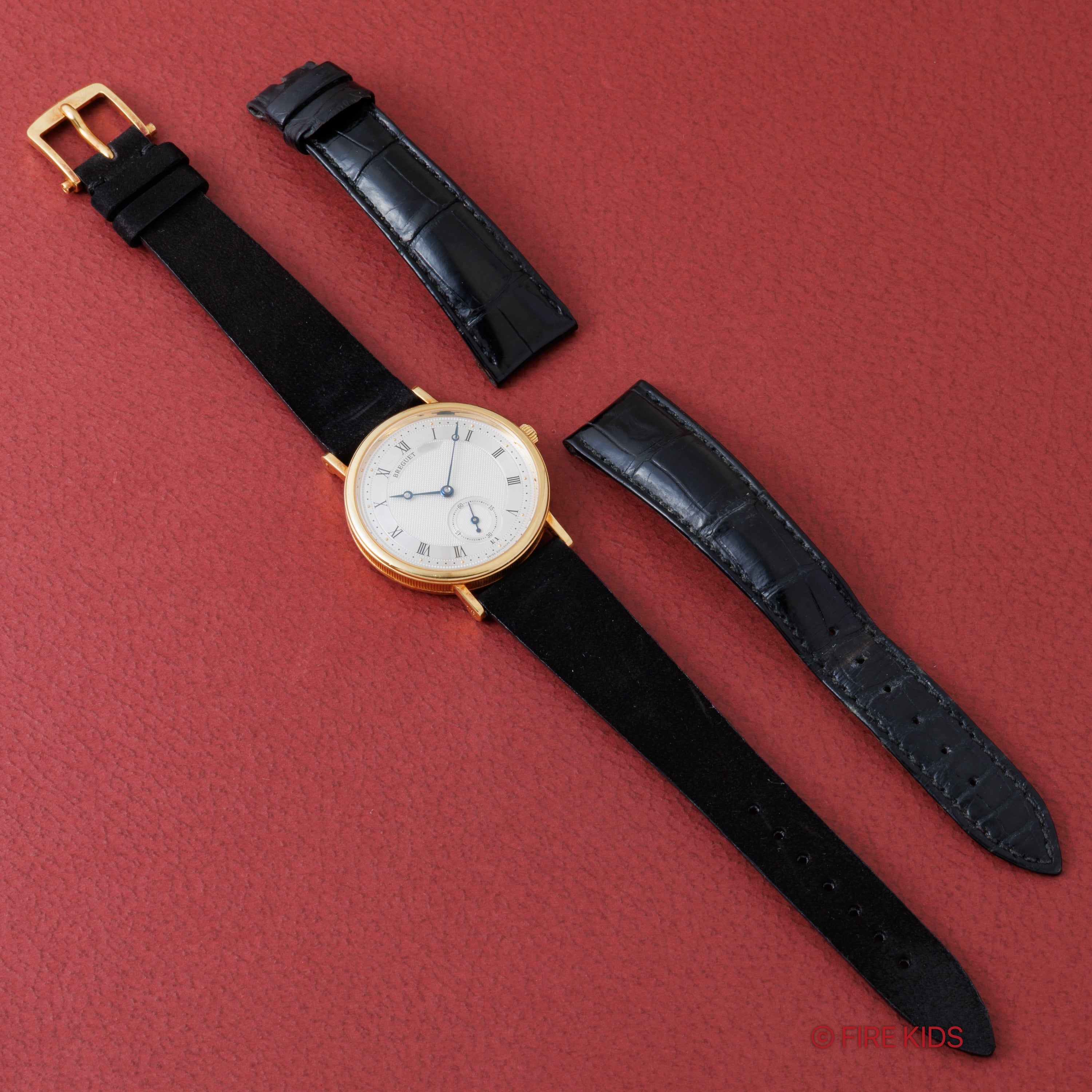 ブレゲ クラシック パワーリザーブ 18金無垢 1997年製 Ref.5907前期型 手巻き式 Cal.510DR 純正YG尾錠 箱、ギャラ付