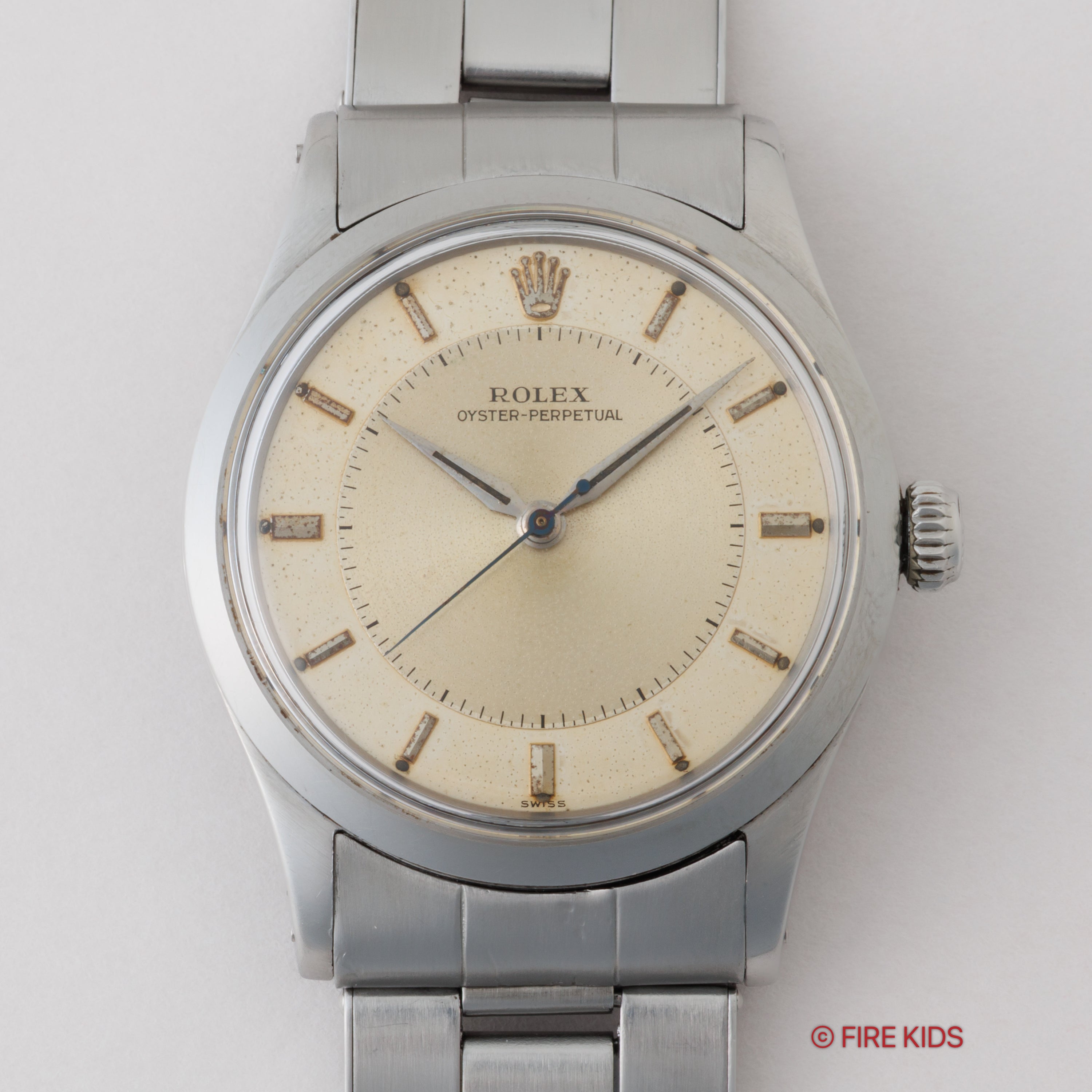 ロレックス オイスターパーペチュアル Ref.6532 ツートンダイヤル 1956年製 自動巻 Cal. 1030 純正リベットブレス