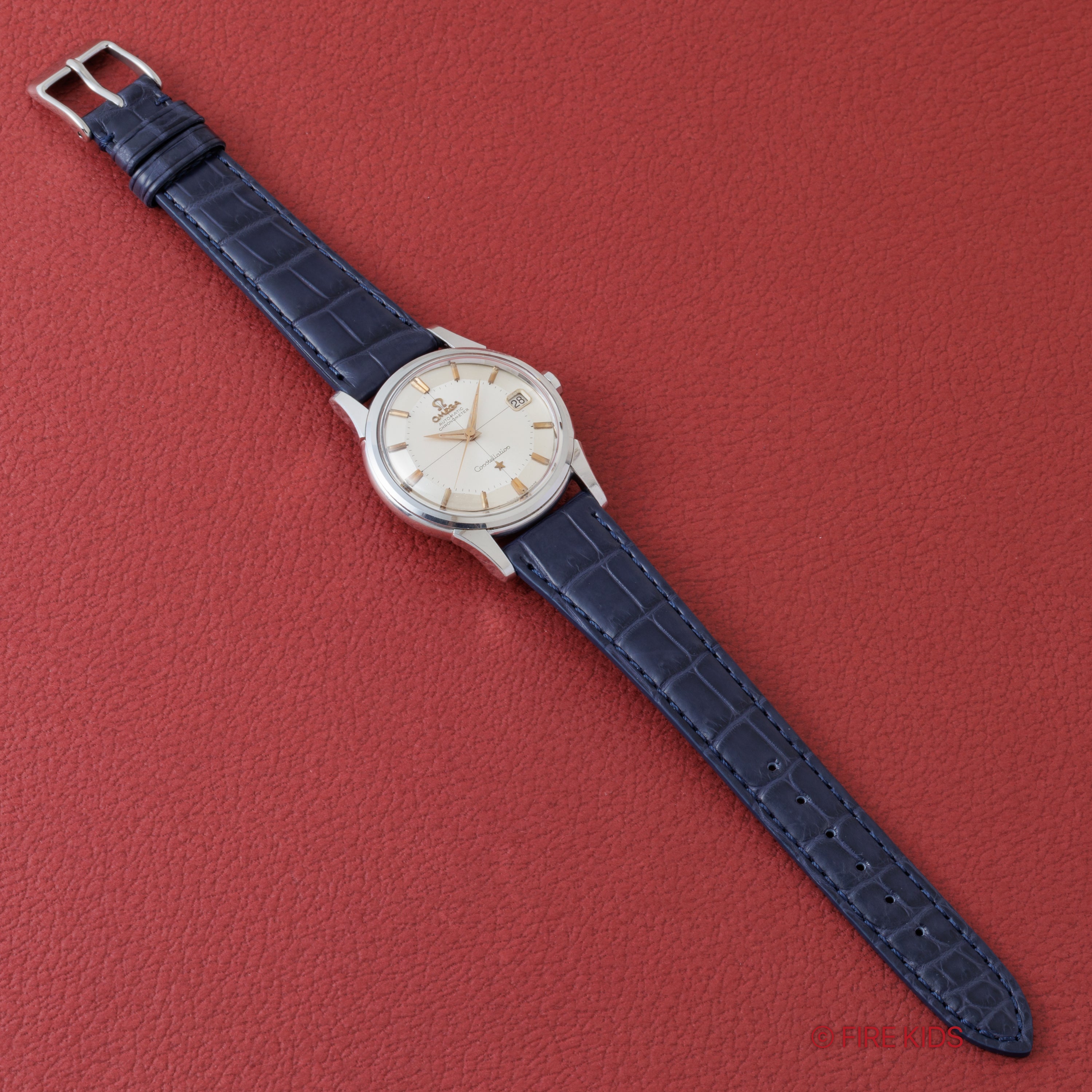 オメガ コンステレーション 12角 1961年製 Ref.14393 61SC シルバーダイヤル パイパンダイヤル