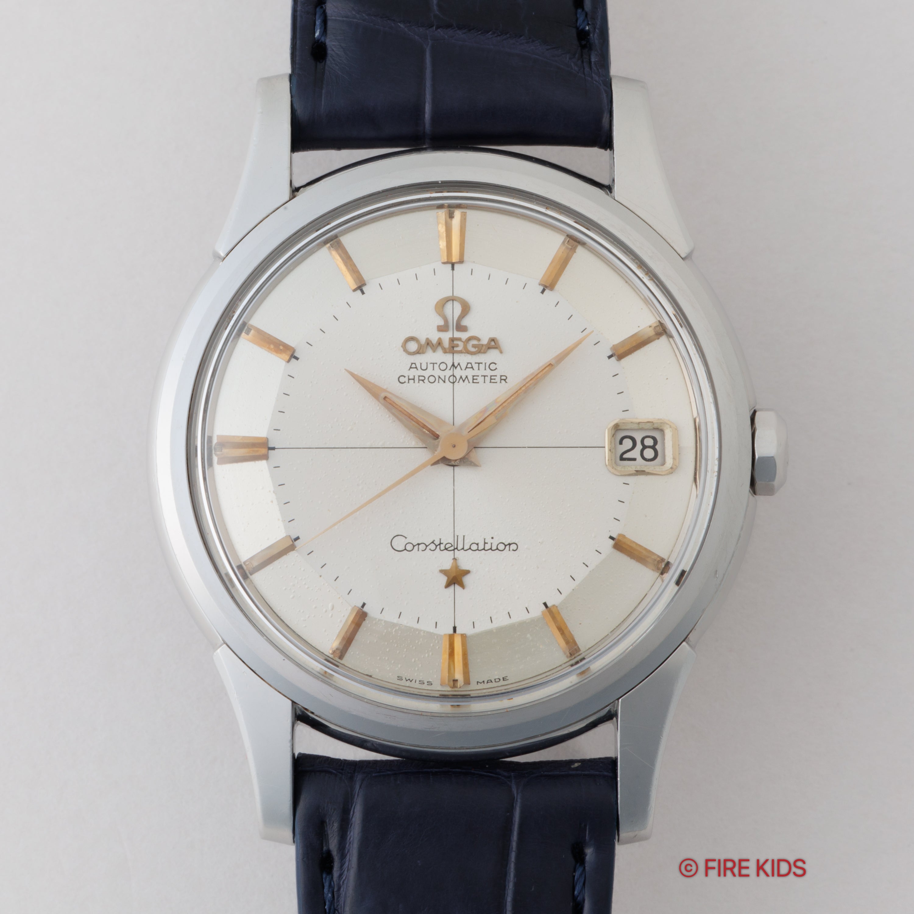 オメガ コンステレーション 12角 1961年製 Ref.14393 61SC シルバーダイヤル パイパンダイヤル