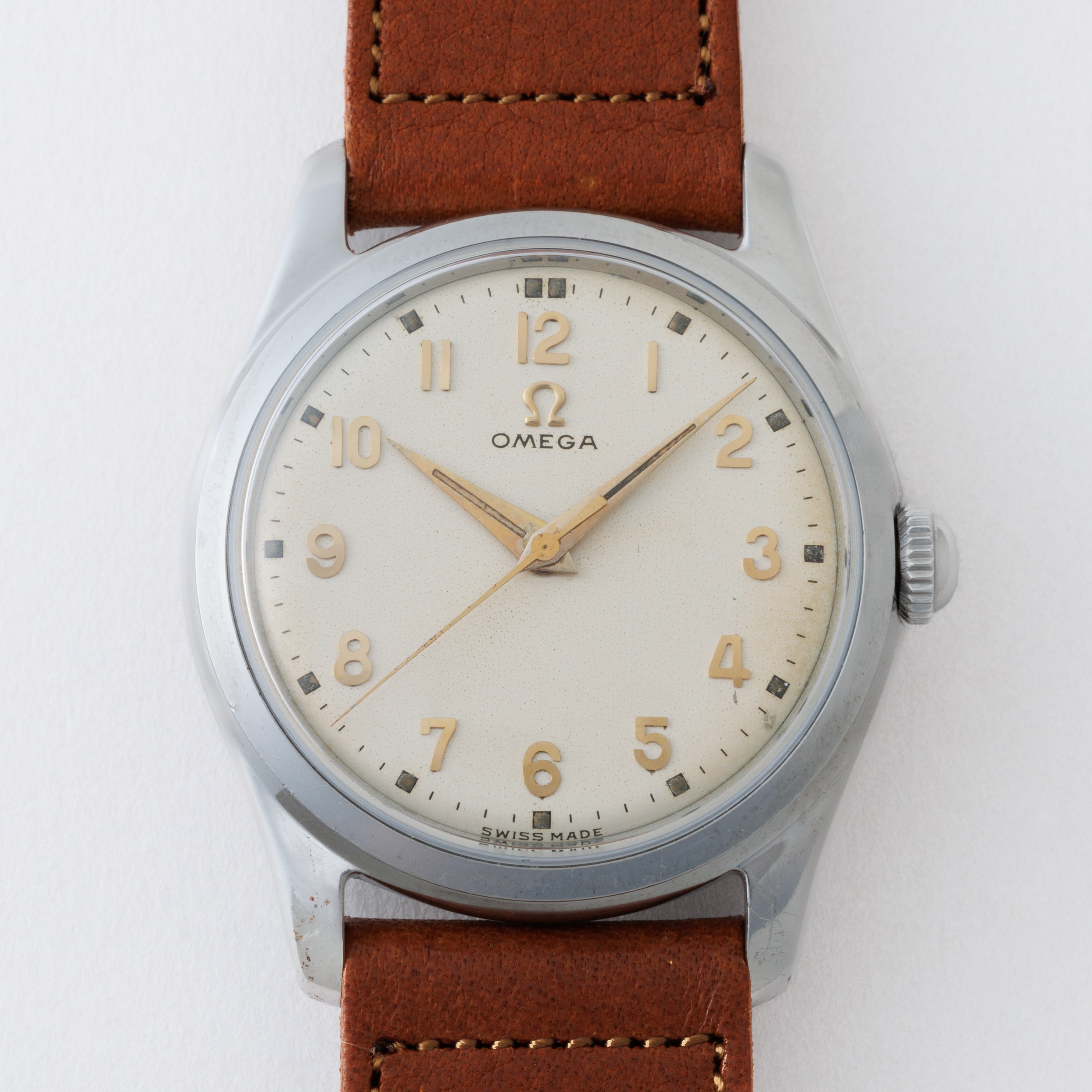 オメガ ラウンドケース 1952年製 Ref.2690 2 SC 手巻き Cal.420