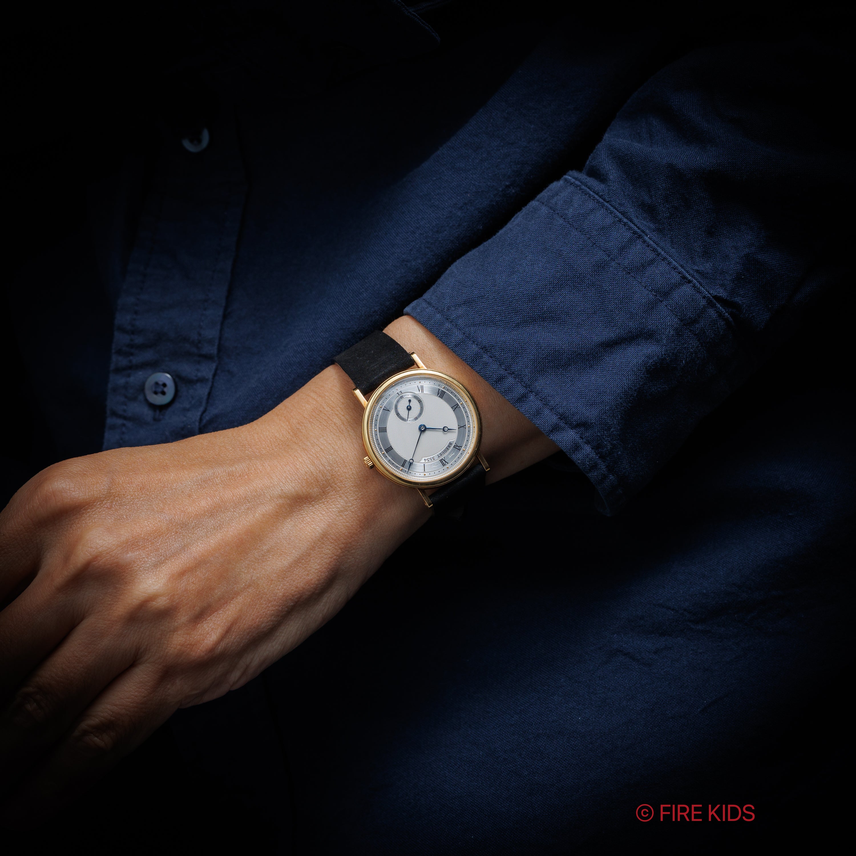 ブレゲ クラシック パワーリザーブ 18金無垢 1997年製 Ref.5907前期型 手巻き式 Cal.510DR 純正YG尾錠 箱、ギャラ付