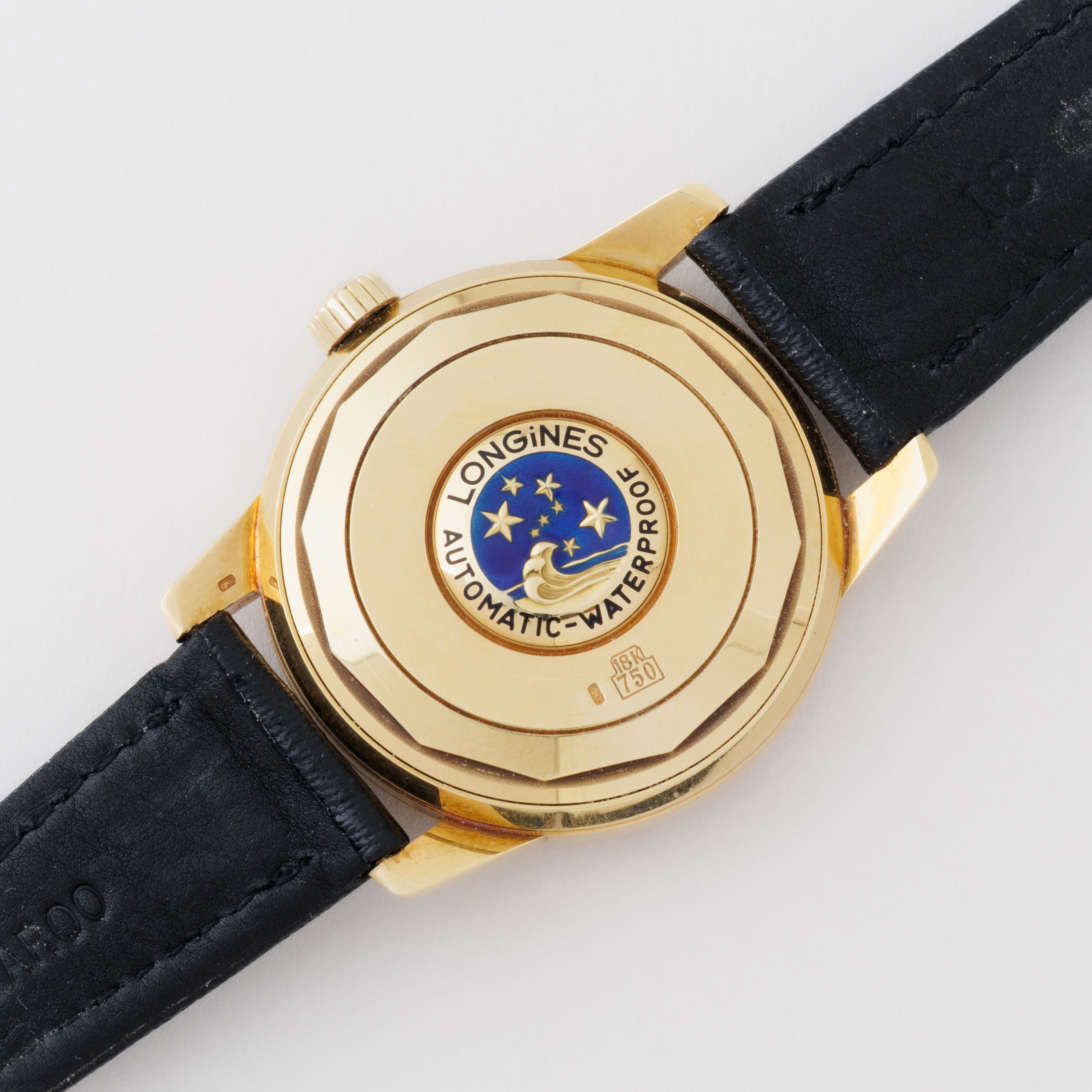 ロンジン コンクエスト復刻 18KYGモデル 1990年代製 1991年保証書 箱、純正18金無垢尾錠付き