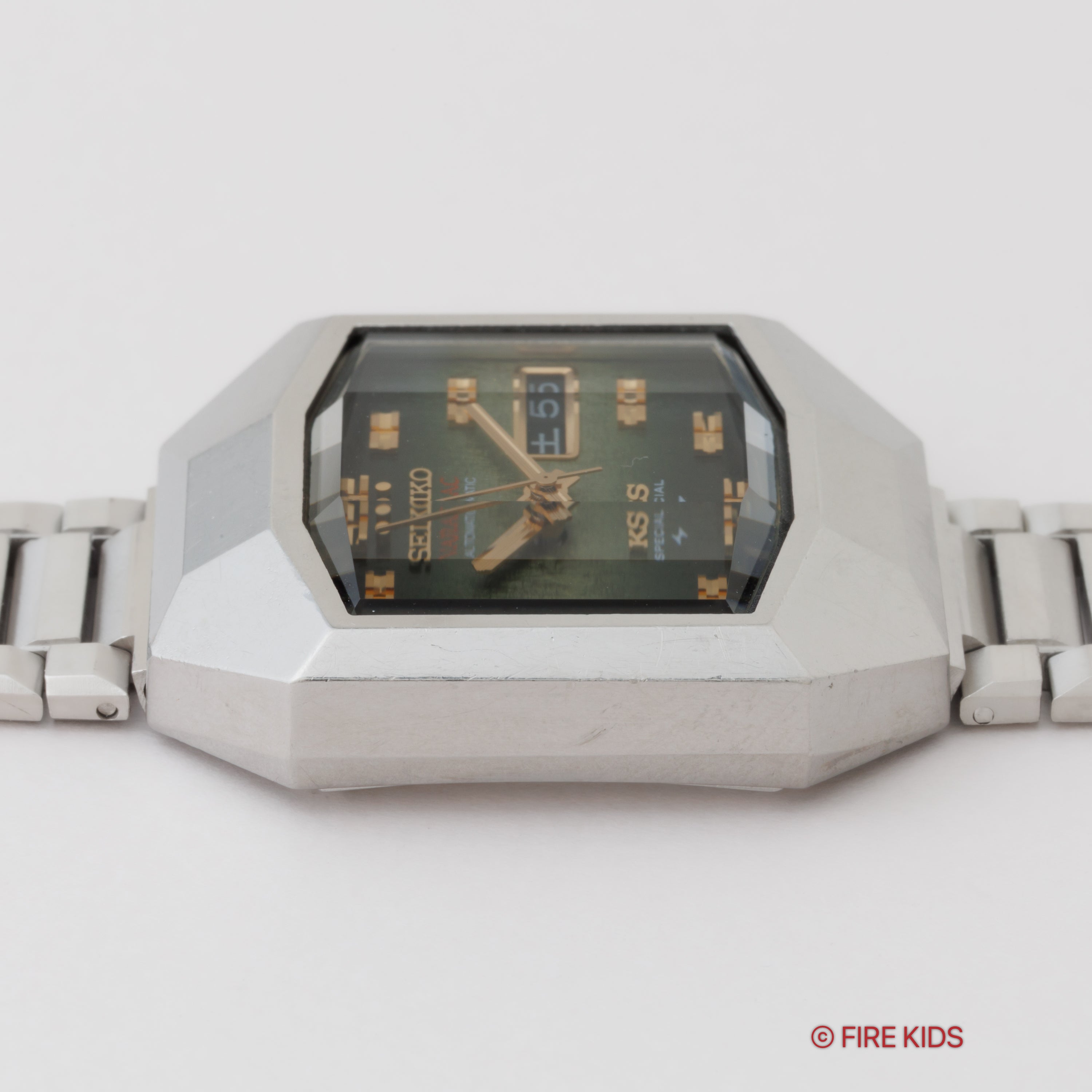 キングセイコー バナック スペシャル 1973年製 Ref.5246-5040 グリーングラデーションダイヤル カットガラス 自動巻き