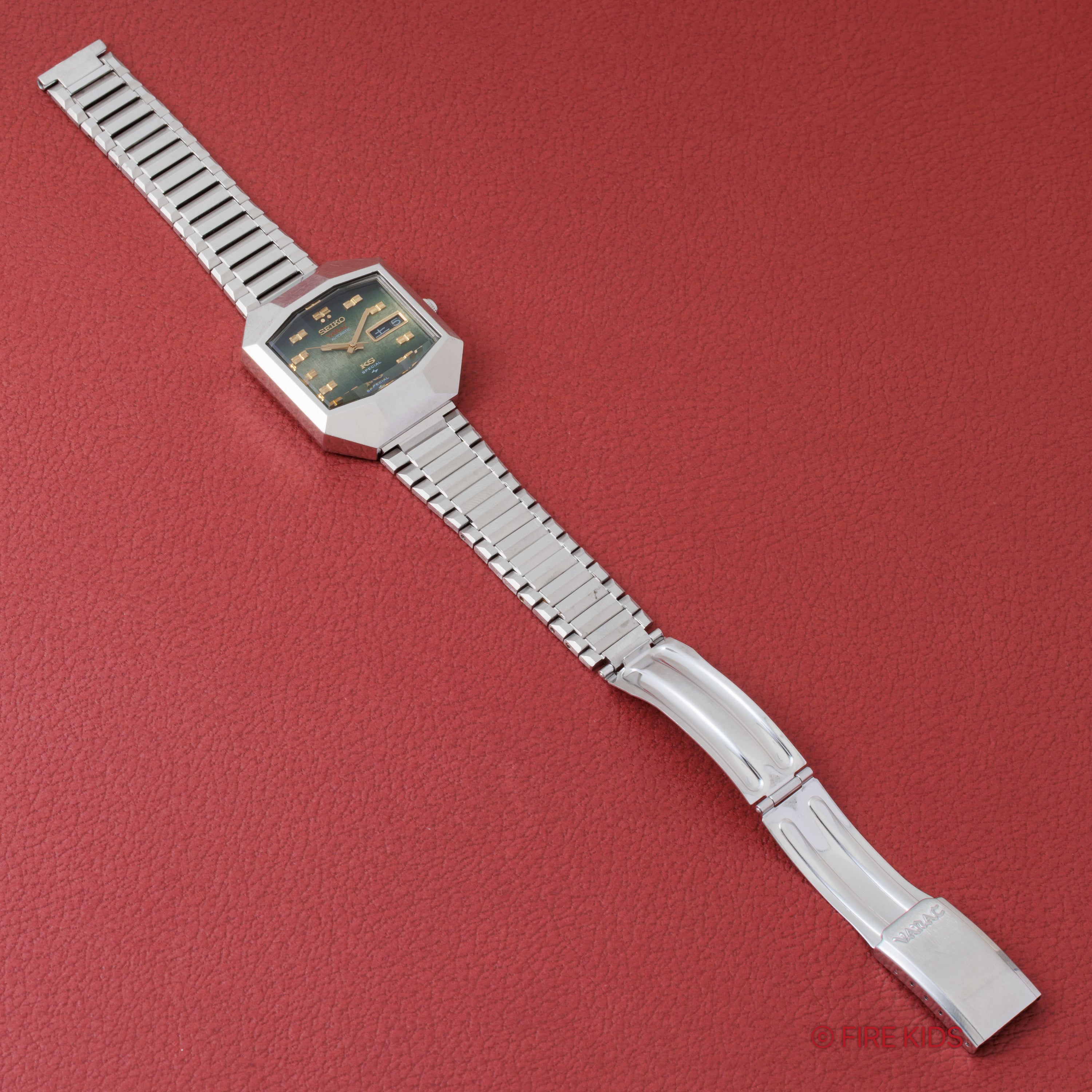 キングセイコー バナック スペシャル 1973年製 Ref.5246-5040 グリーングラデーションダイヤル カットガラス 自動巻き