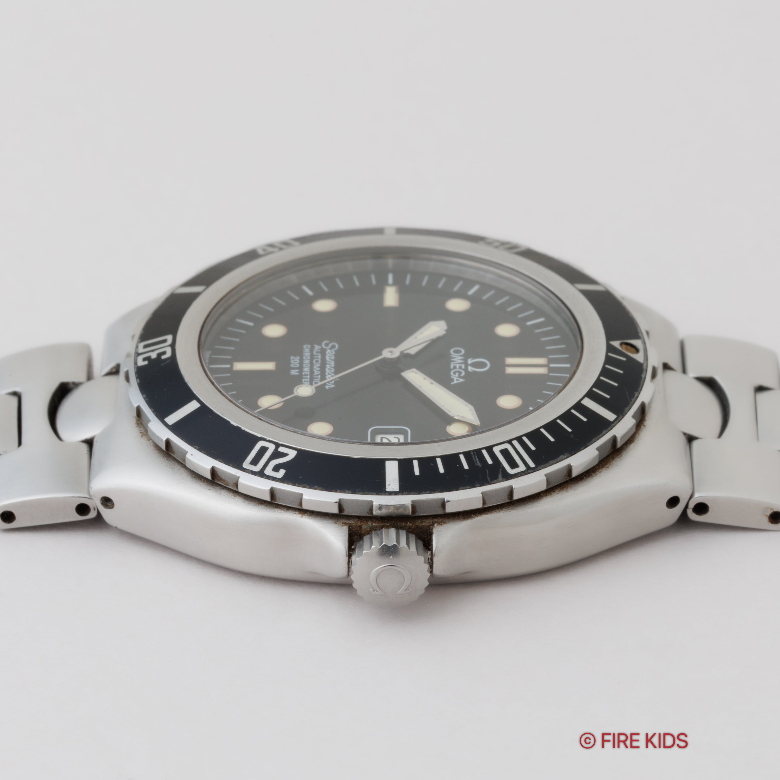 オメガ シーマスター200m プレボンド ラージケース 1988年製 Ref.368.1051 自動巻クロノメーター