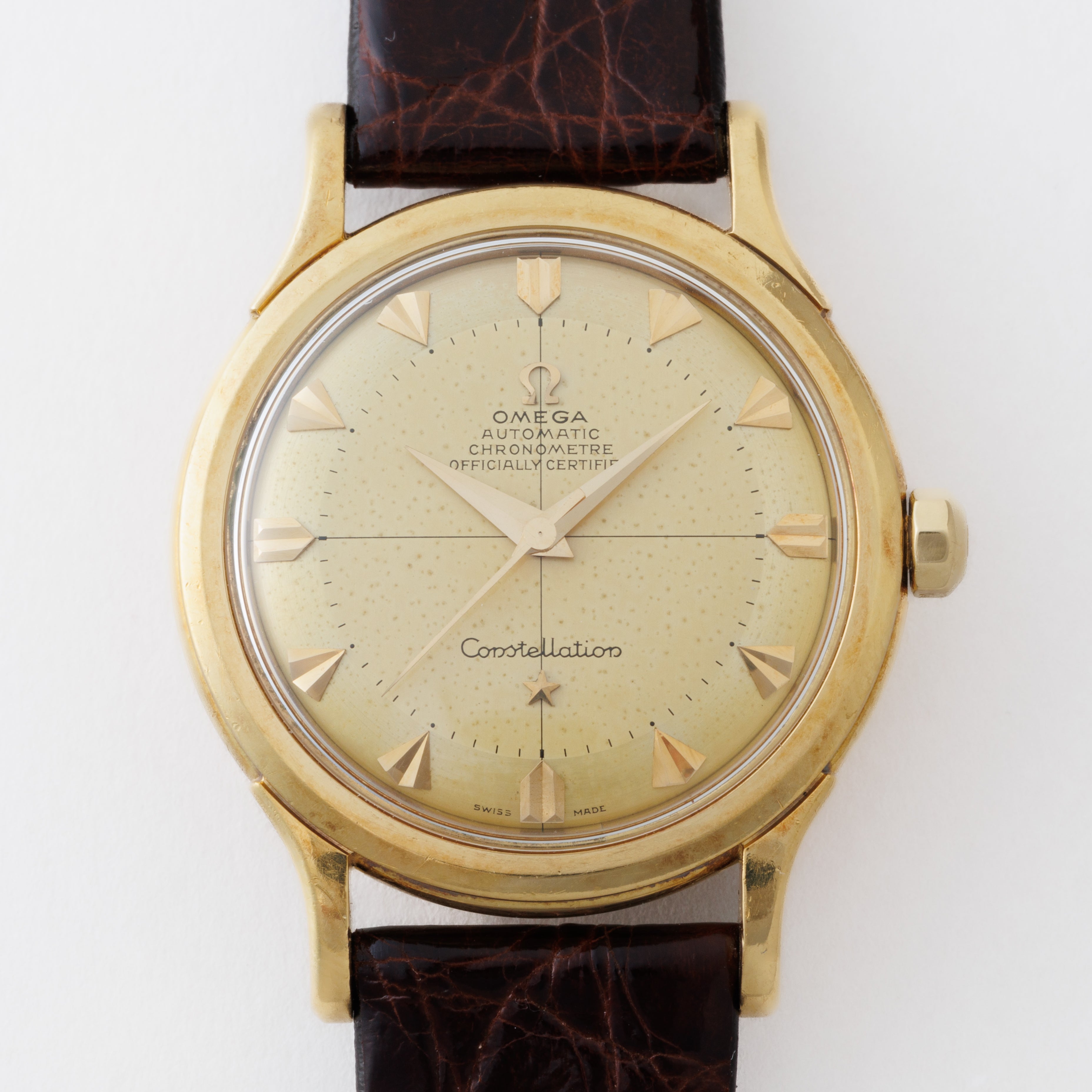 オメガ コンステレーション ハーフローター 1953年製 Ref.2782SC 18金イエローゴールド