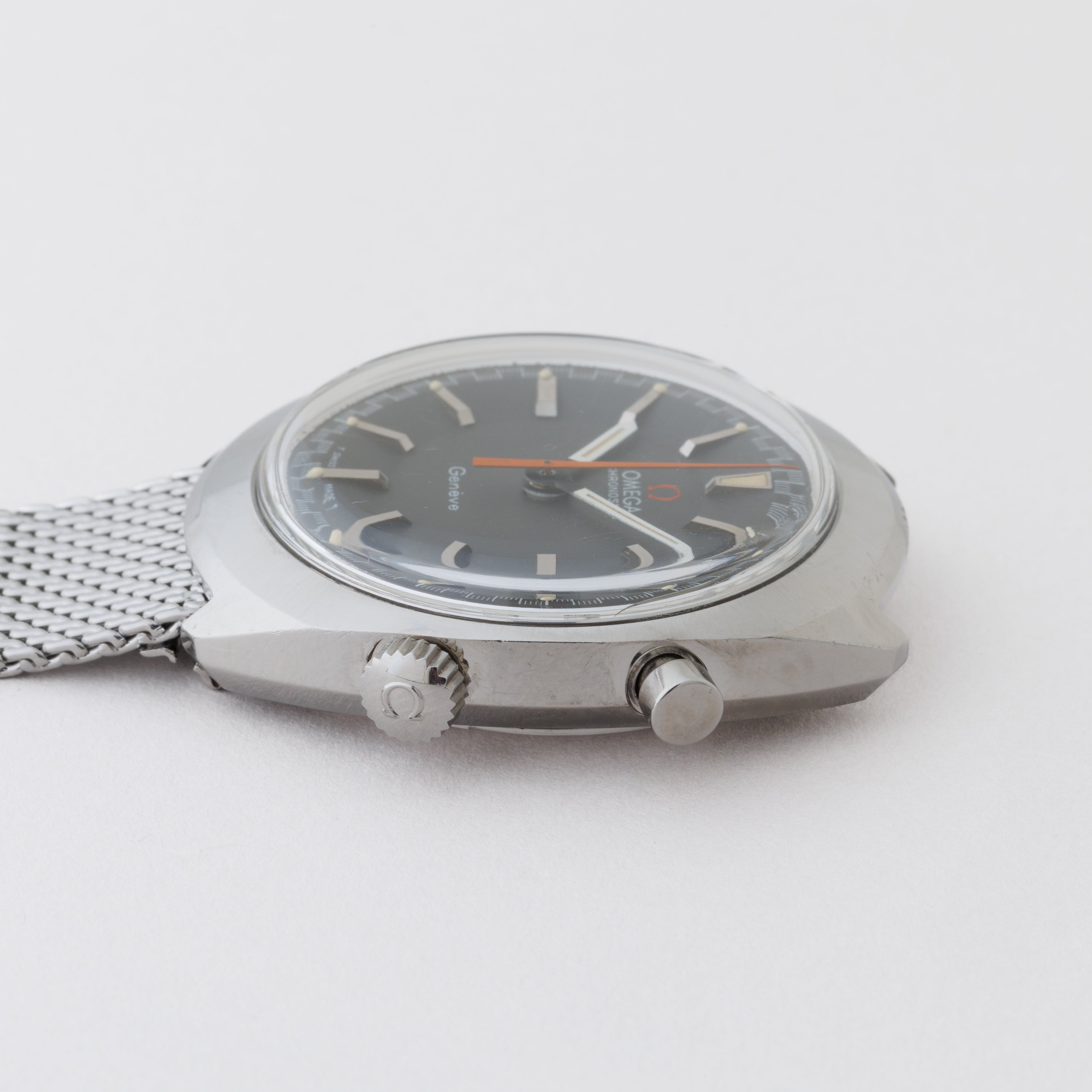 オメガ クロノストップ 1968年製 Ref.145.009 純正メッシュブレス