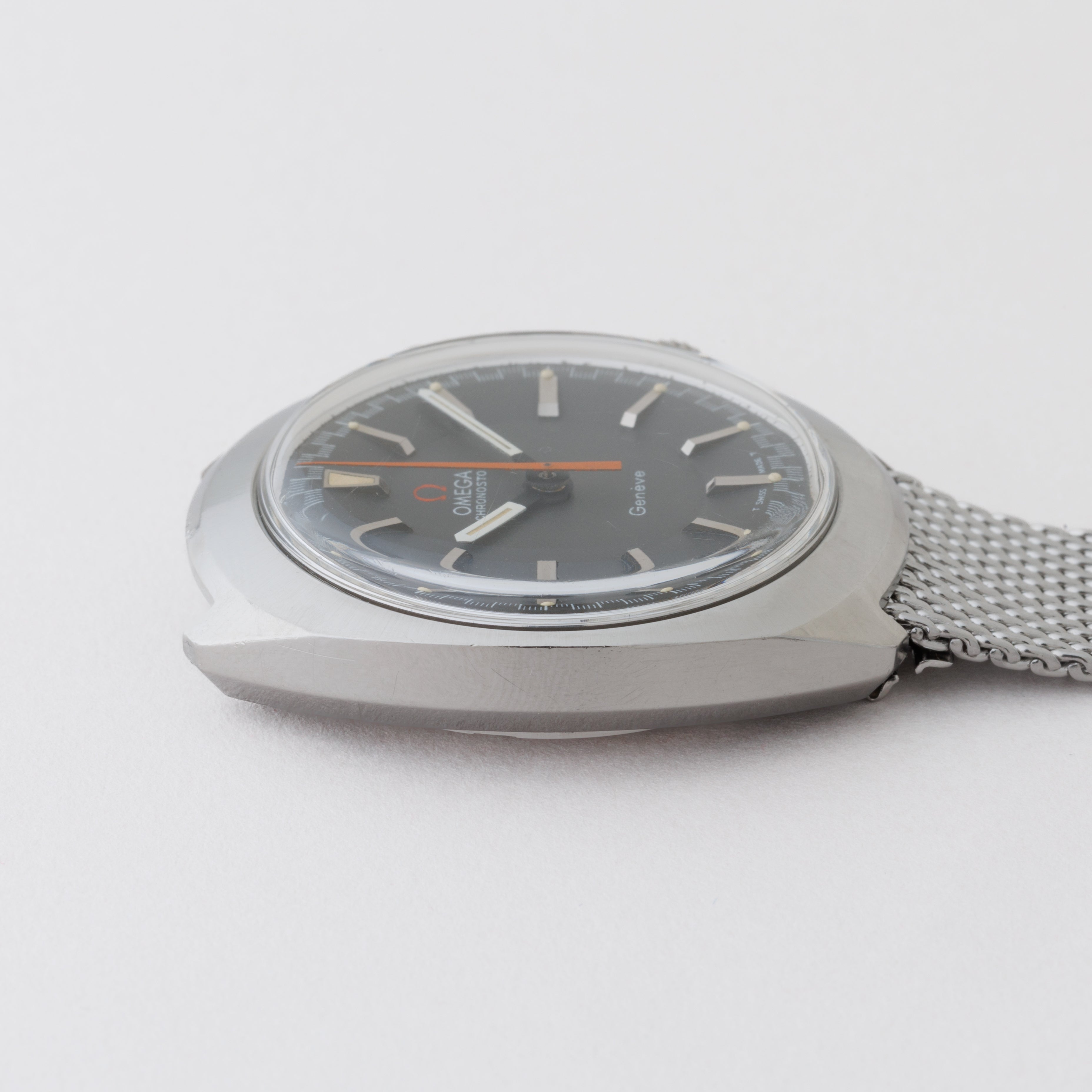 オメガ クロノストップ 1968年製 Ref.145.009 純正メッシュブレス