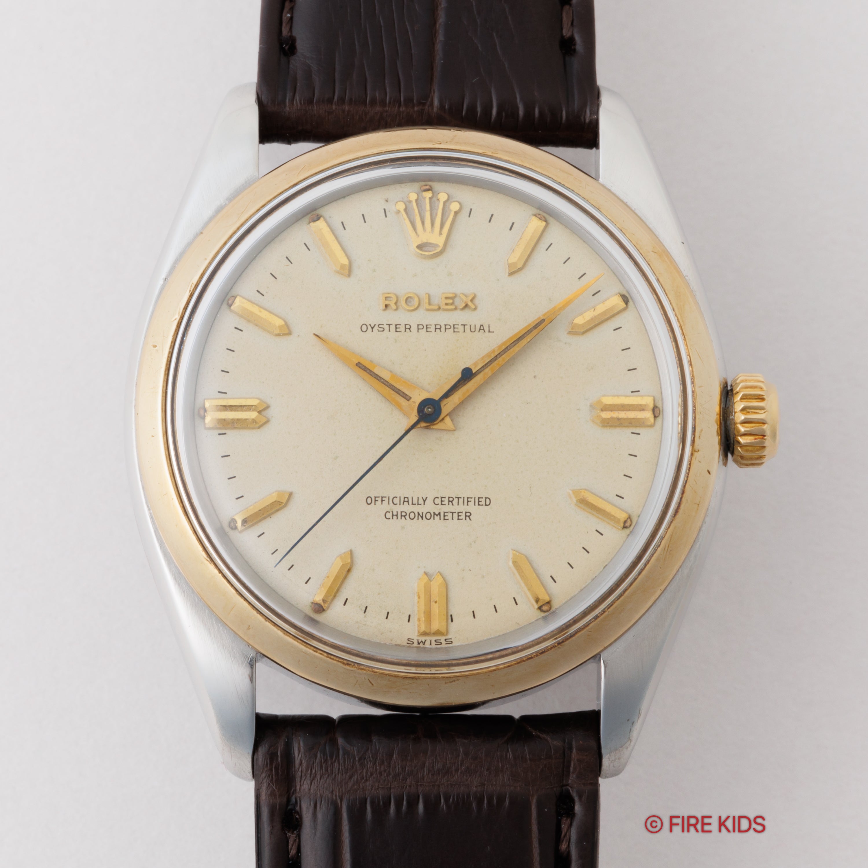 ロレックス オイスターパーペチュアル コンビ 1956年製 Ref.6564 自動巻き