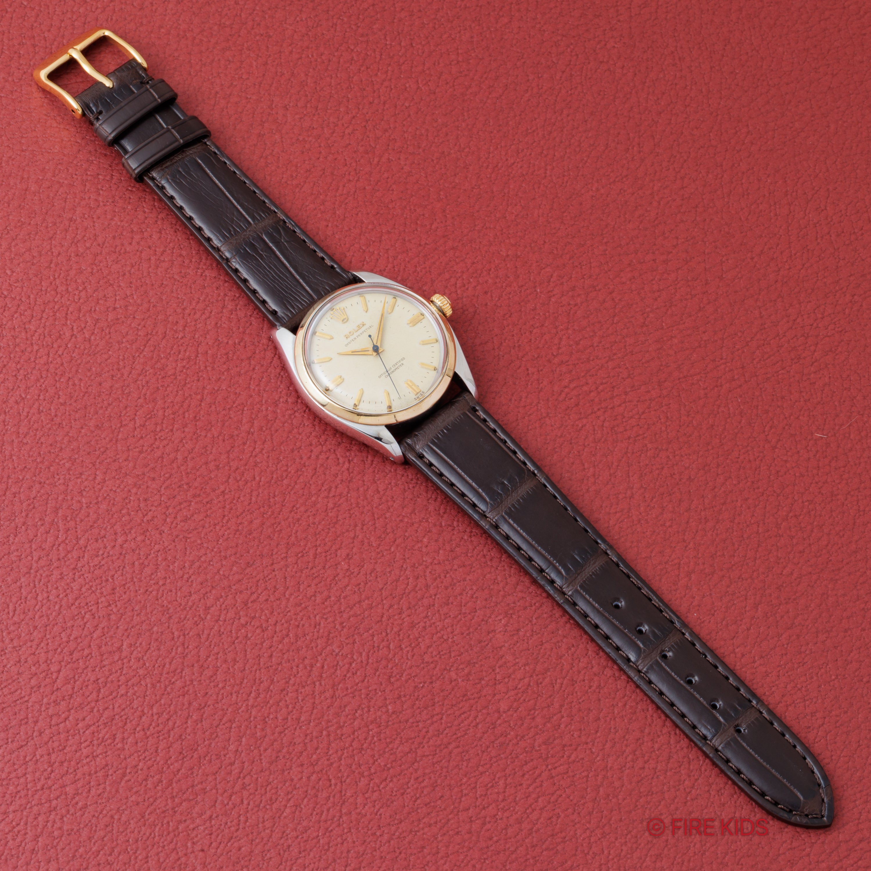 ロレックス オイスターパーペチュアル コンビ 1956年製 Ref.6564 自動巻き