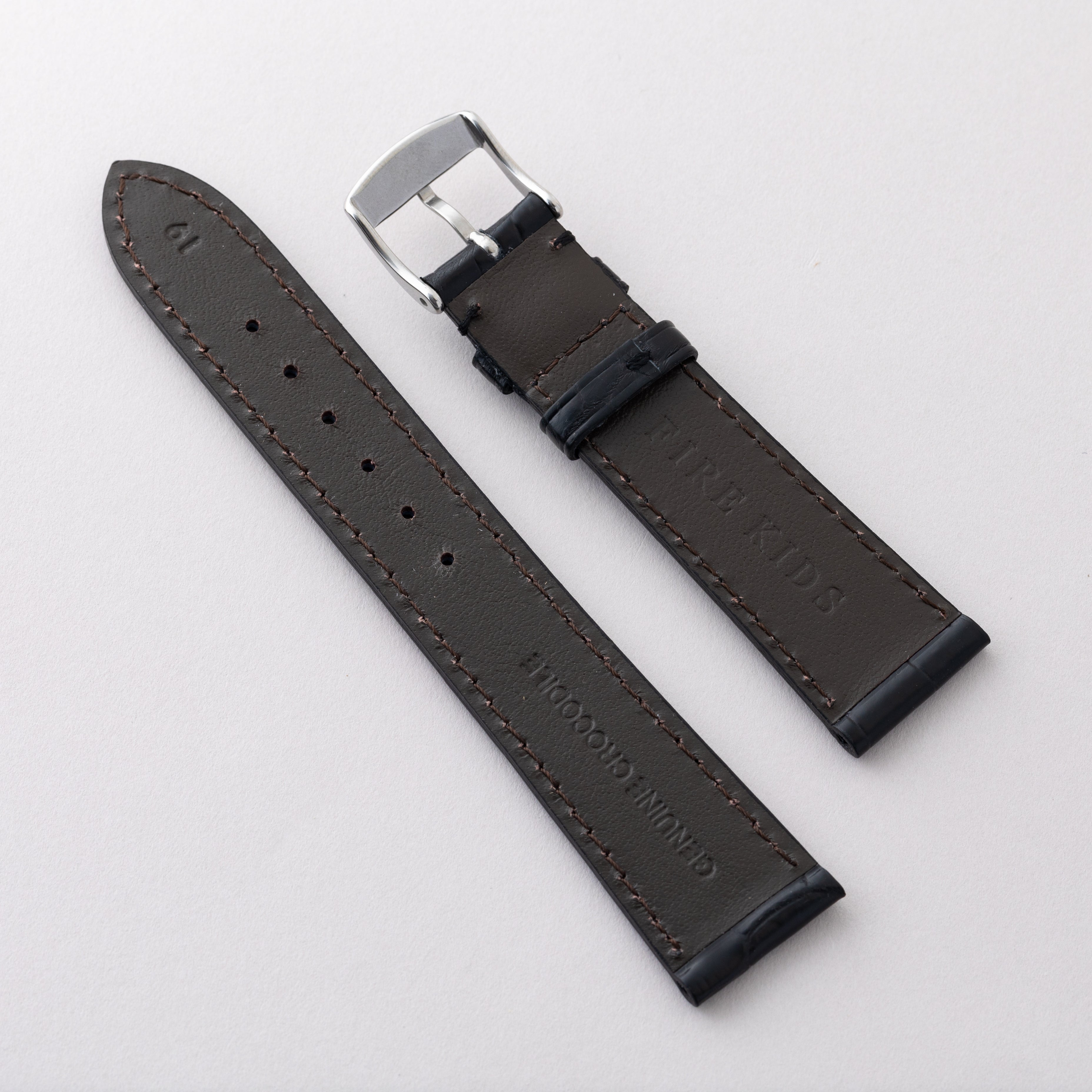 ファイアーキッズオリジナル革ベルト クロコダイル