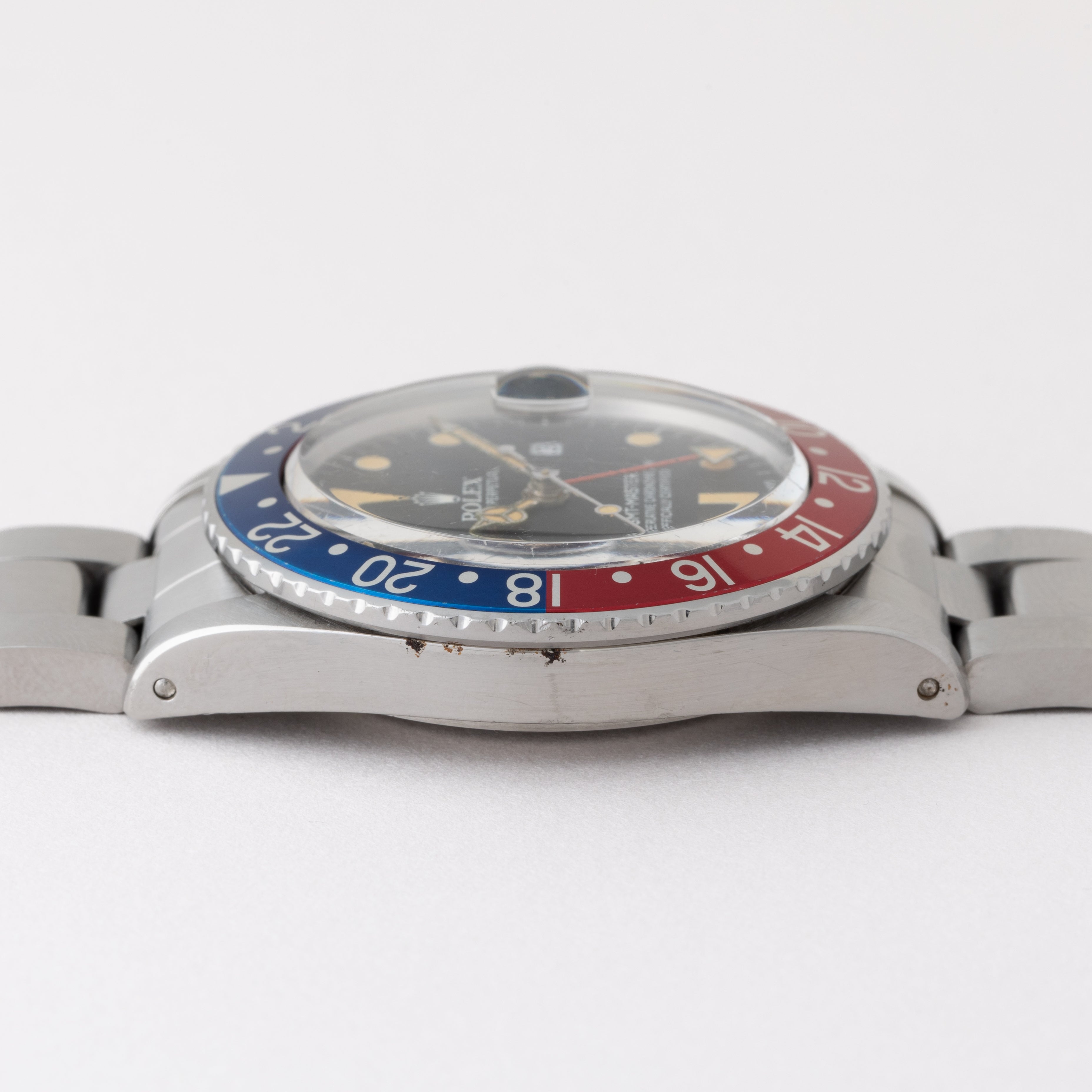 ロレックス GMTマスター 1983年製 ペプシベゼル Ref.16750フチなし