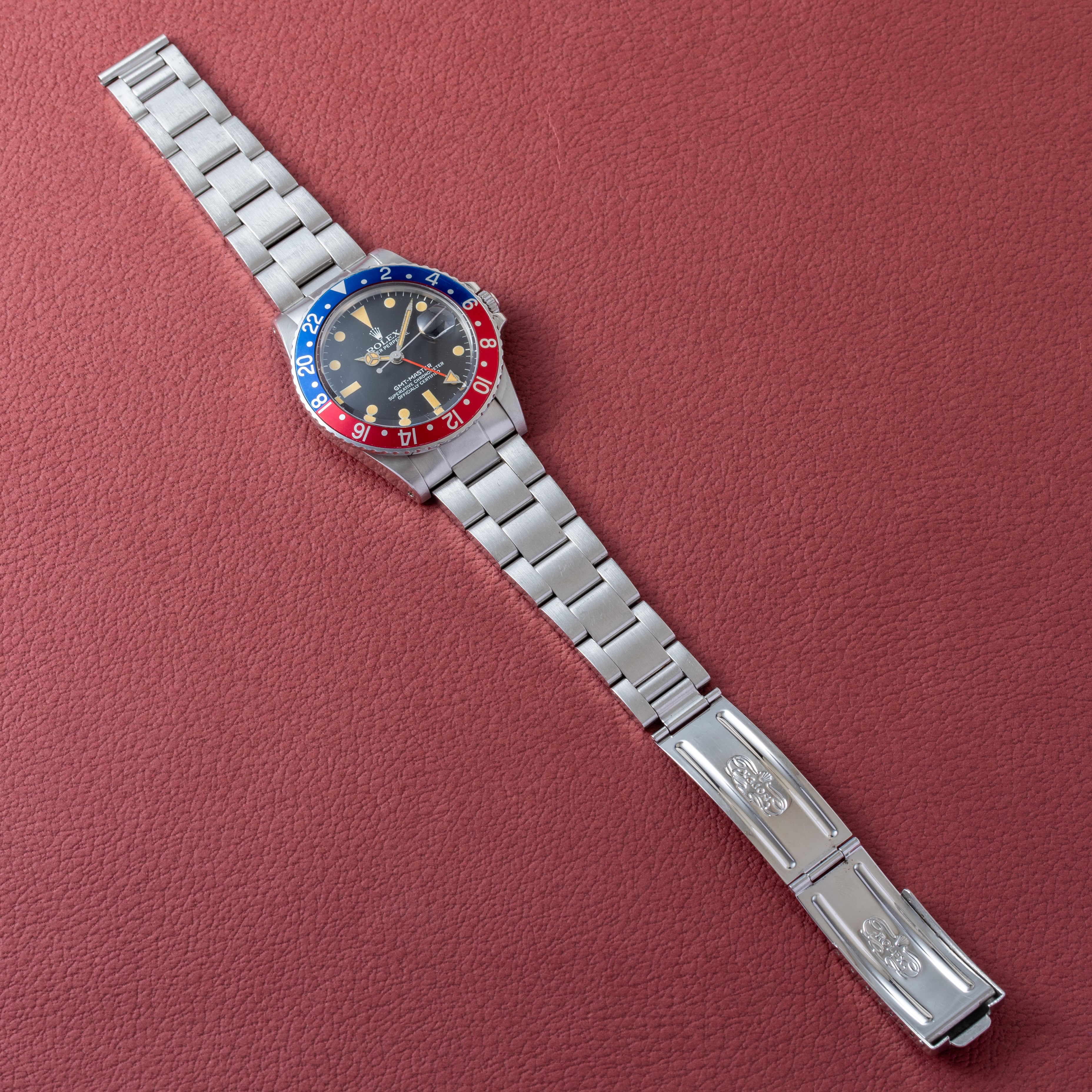 ロレックス GMTマスター 1983年製 ペプシベゼル Ref.16750フチなし