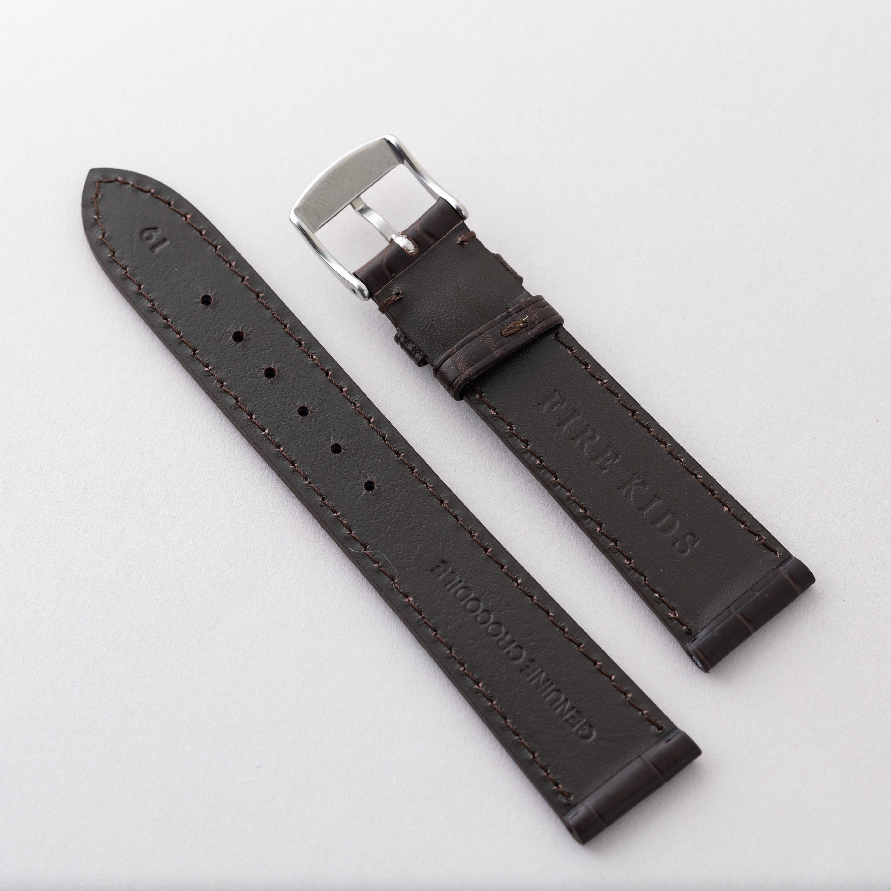 ファイアーキッズオリジナル革ベルト クロコダイル