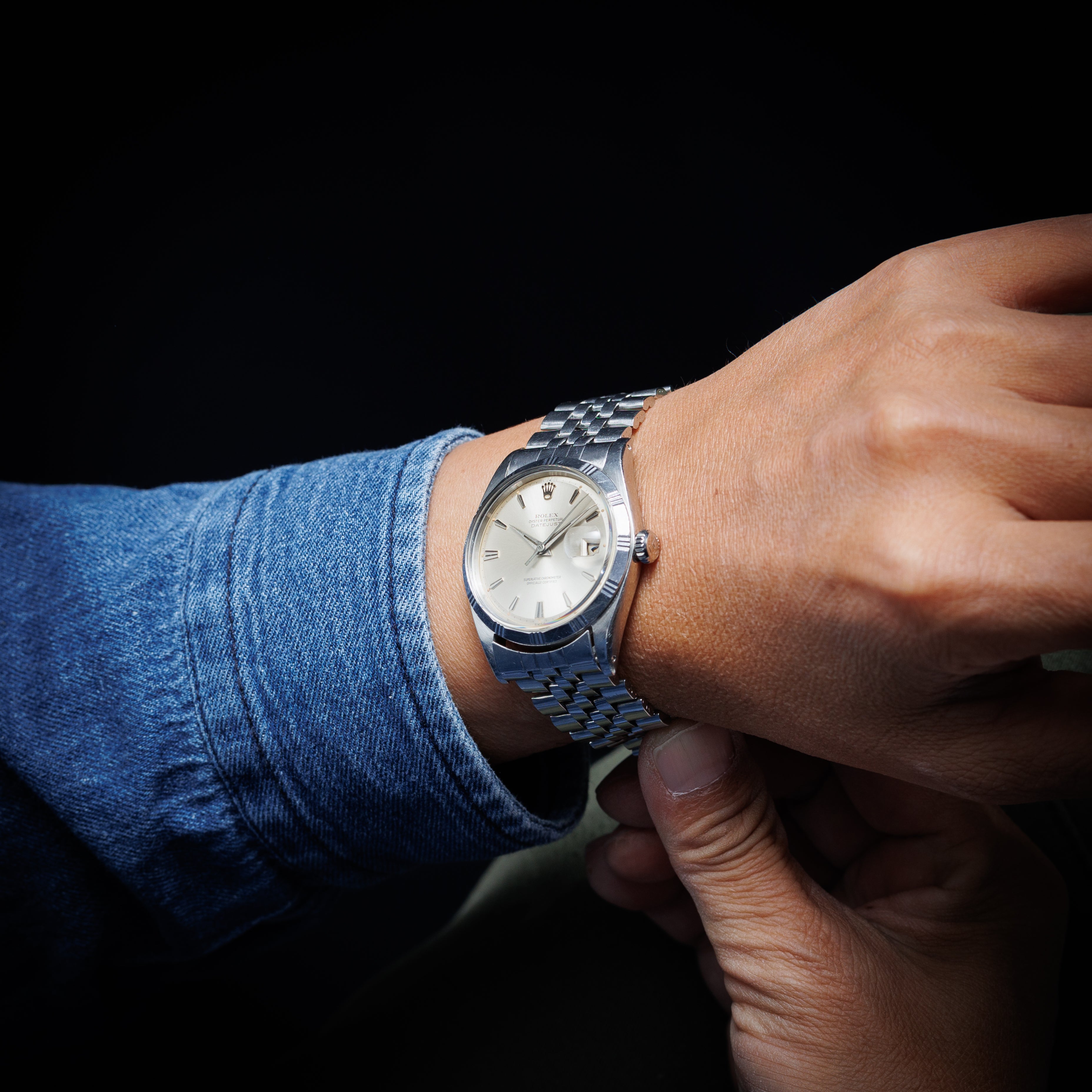 ロレックス デイトジャスト 1960年製 Ref.1603 シルバーダイヤル スリーテッドベゼル