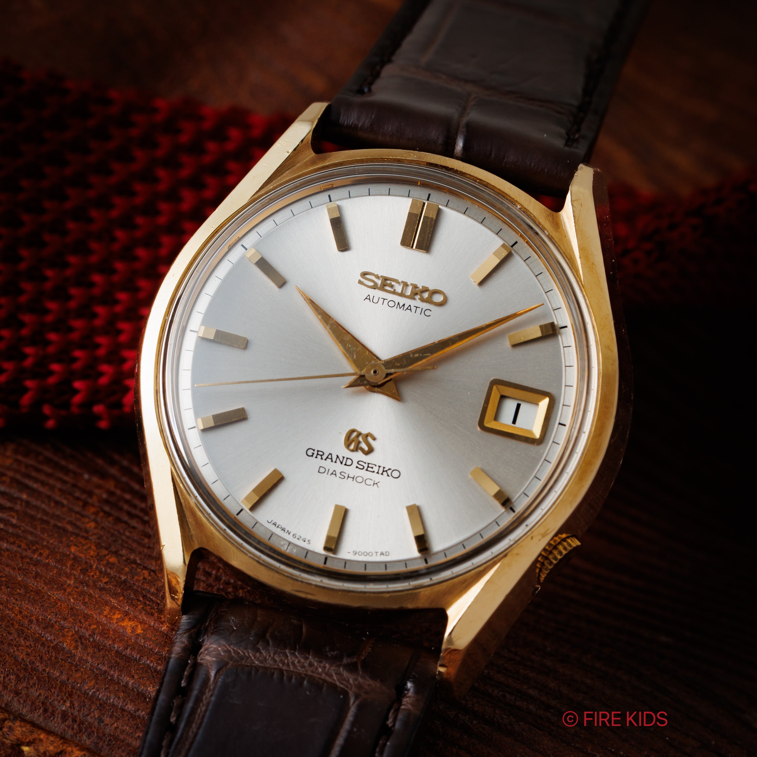 ロ*ー様 グランドセイコー6245-9000ゴールド グランドセイコー 62GS 自動巻き 1966年製 CAPゴールド前期 Ref