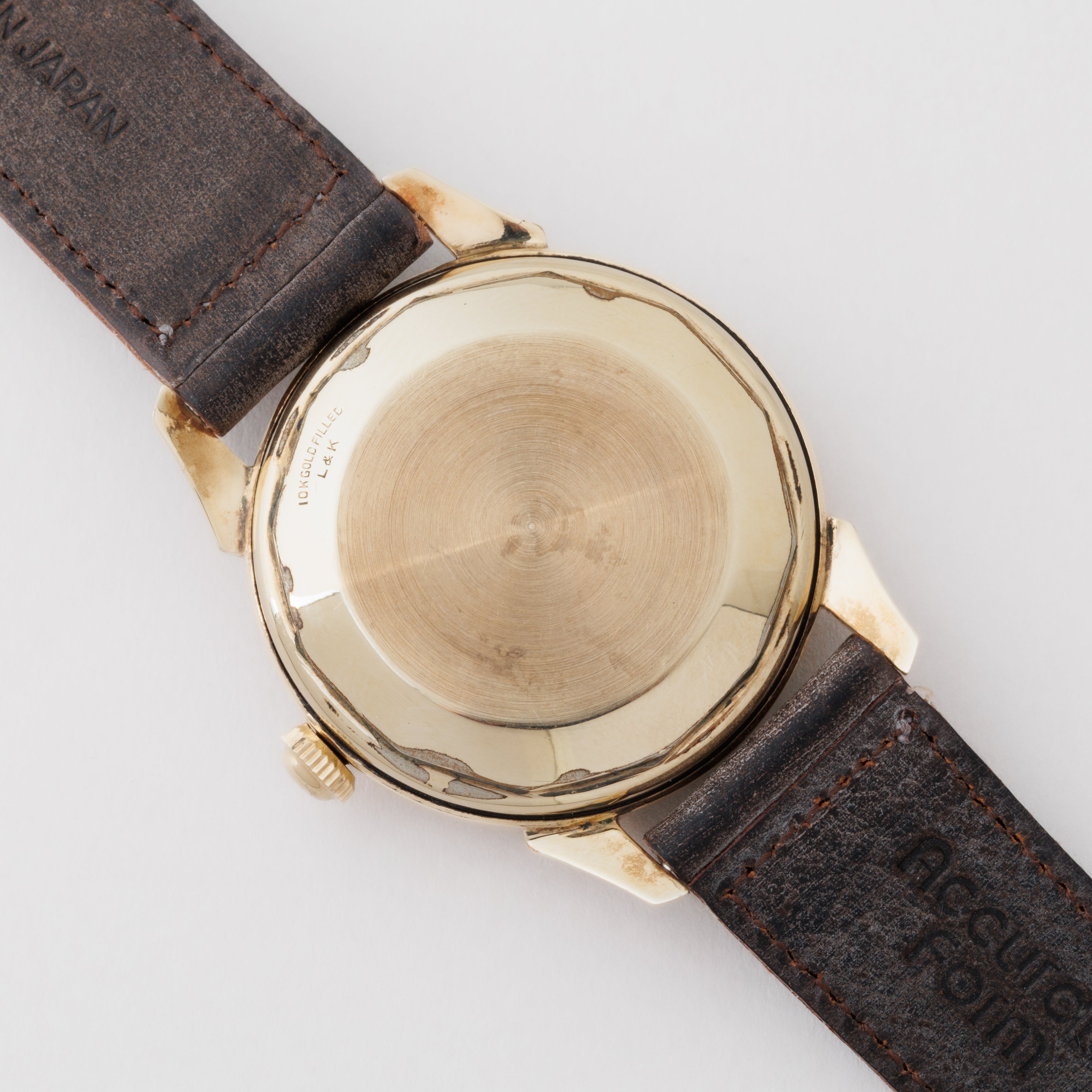 チューダー 小薔薇プリンス ブラックギョーシェダイヤル 1950年代製 自動巻 Cal.390 バタフライローター 10KGF