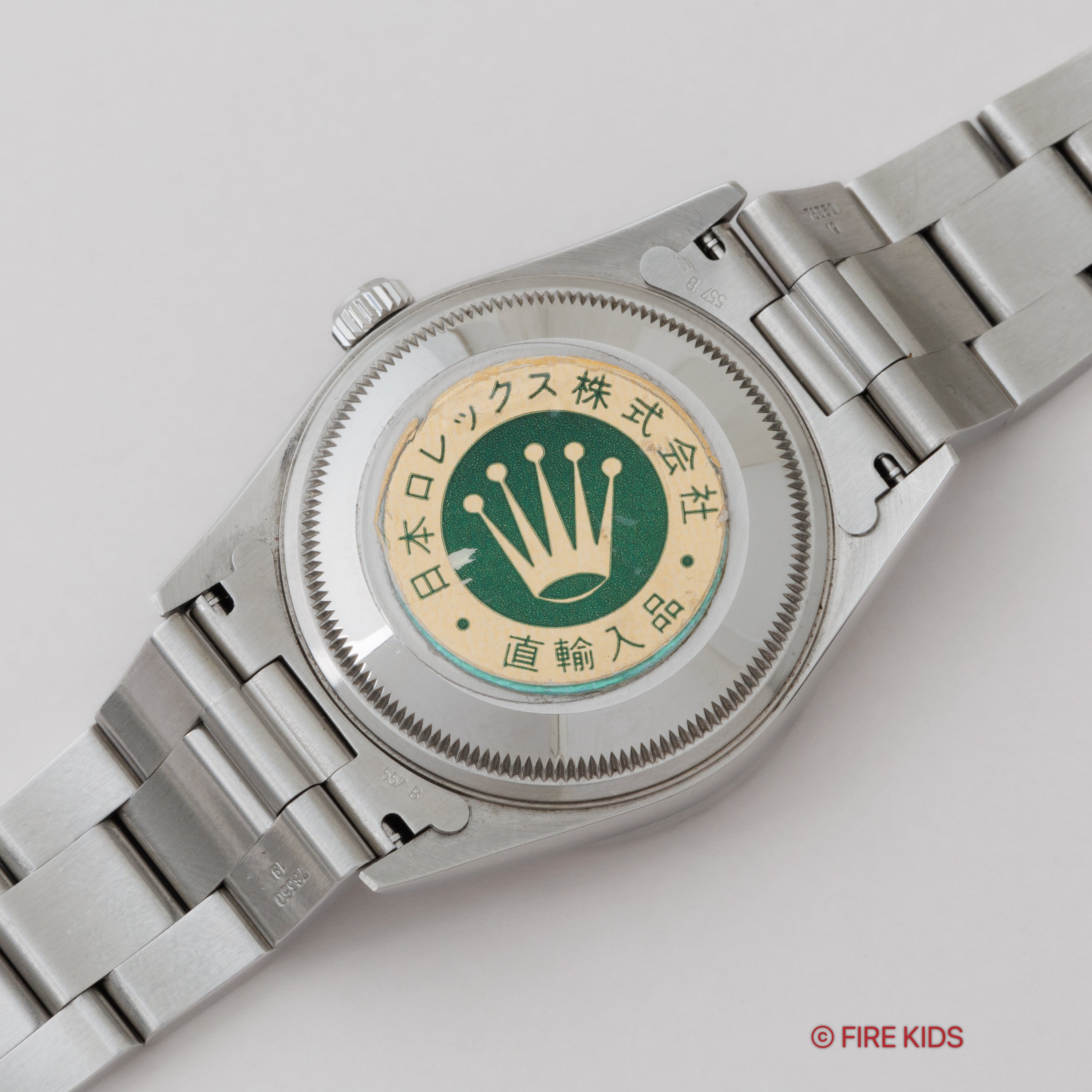 ロレックス オイスターパーペチュアルデイト 2002年製 Ref.15210 ブラックダイヤル 箱、冊子付き