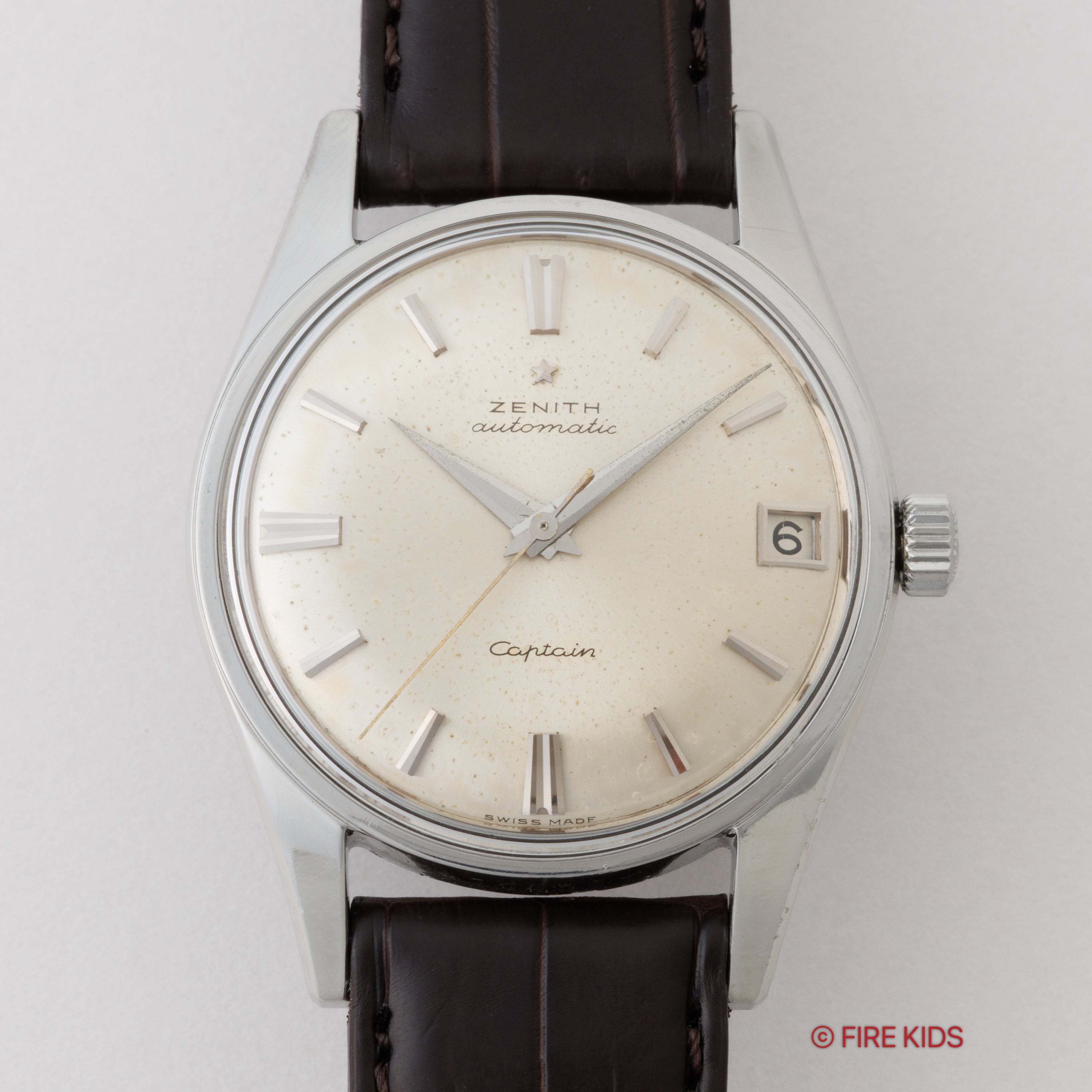 ゼニス キャプテン オートマチック 1960年代製 防水ケース 自動巻 Cal.2522PC