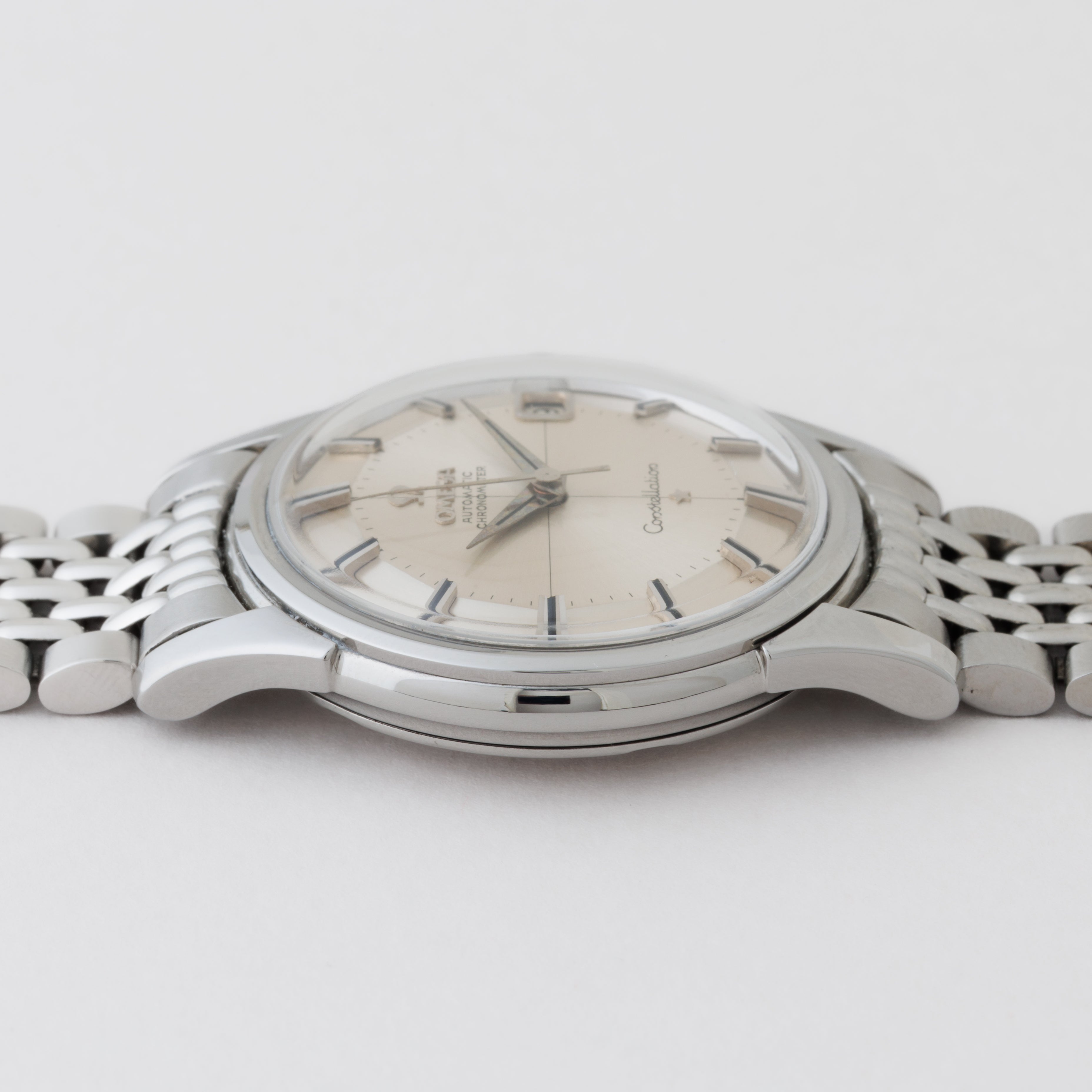 オメガ コンステレーション 12角 1961年製 Ref.14393 9 SC シルバーダイヤル 純正ブレス