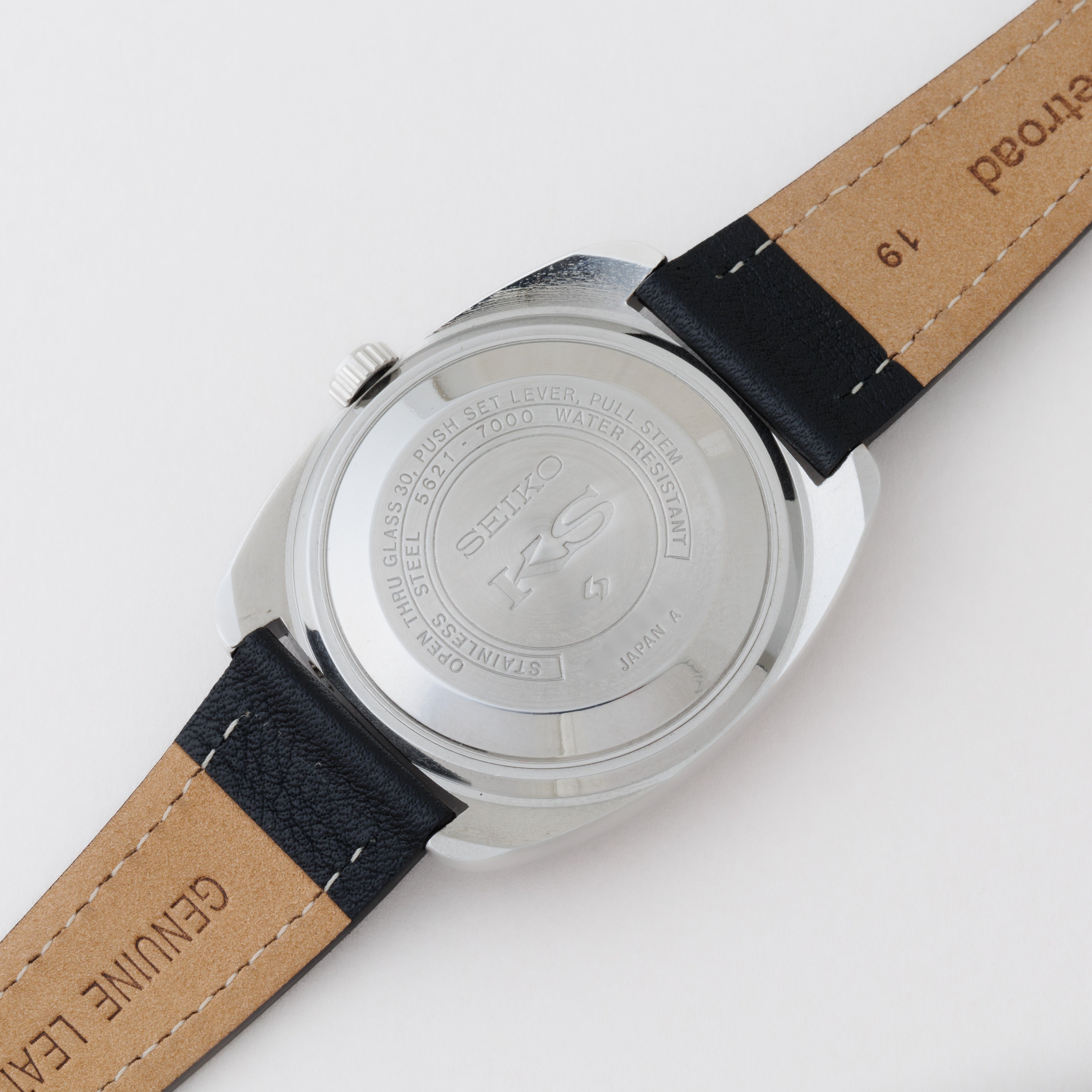 セイコー キングセイコー 56KS 1972年製 自動巻き クッションケース ブラックローマンインデックス Ref.5621-7000