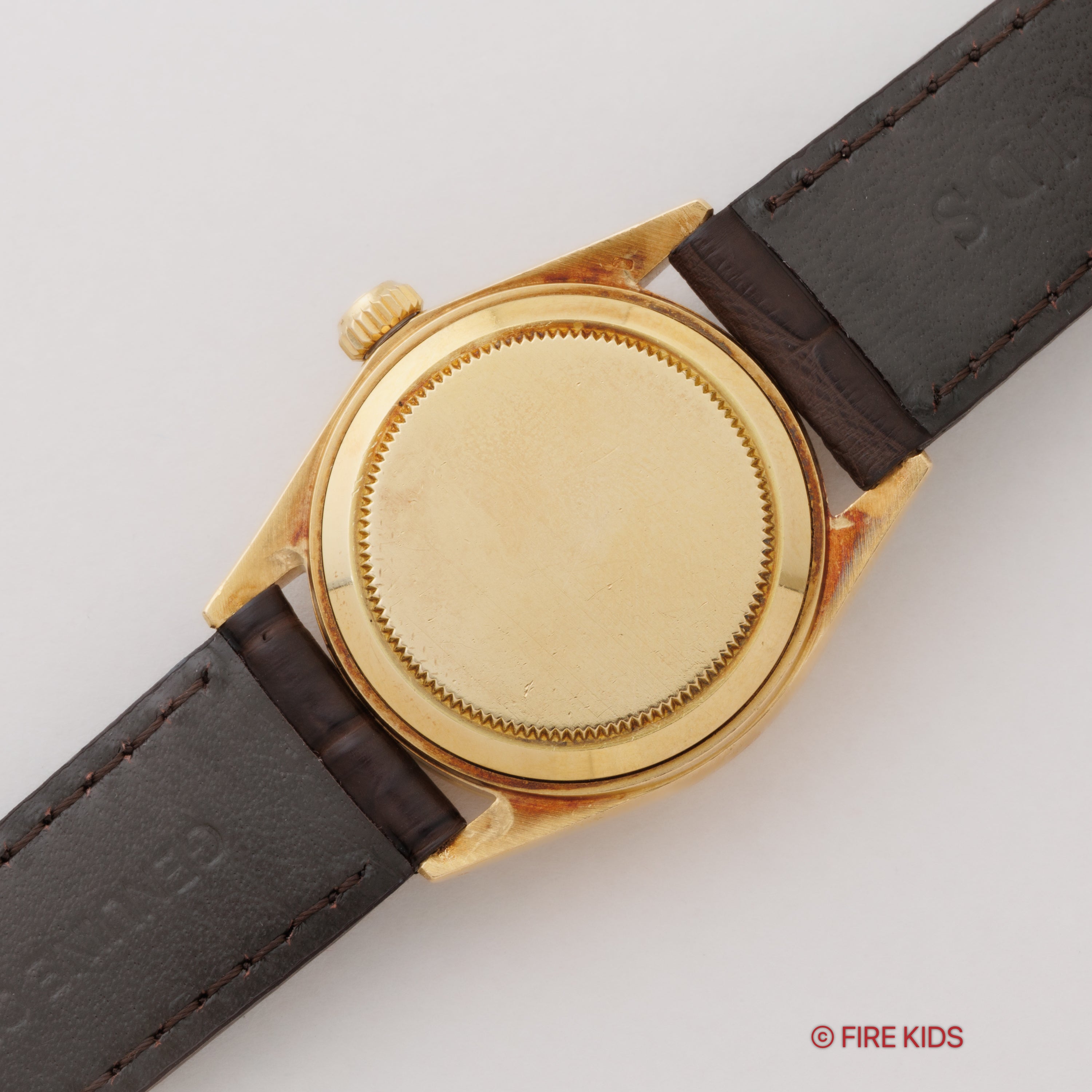ロレックス オイスターパーペチュアルデイト 18金無垢イエローゴールド 1964年製 Ref.6624