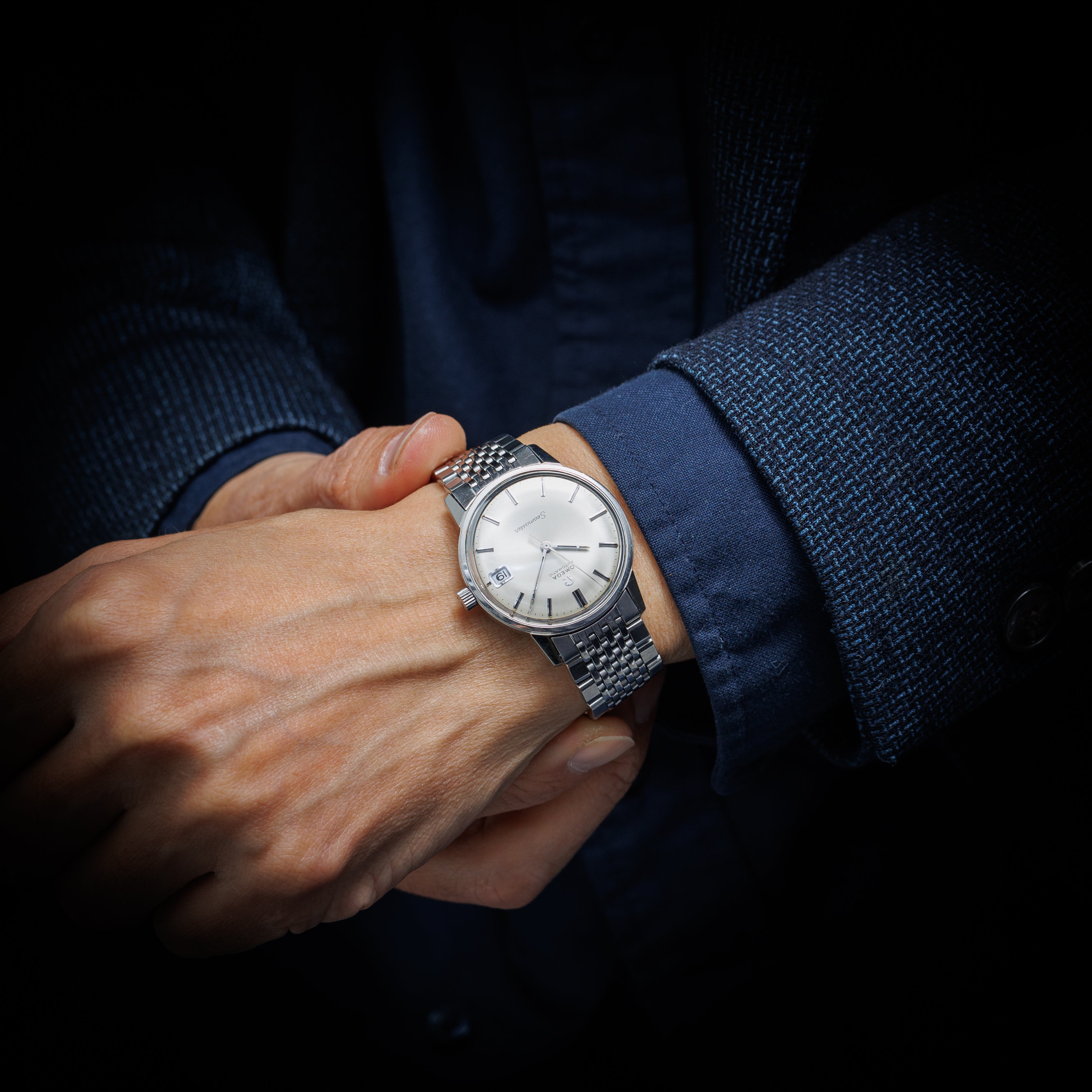 オメガ シーマスター 1969年製 ステンレス 純正ブレス付き