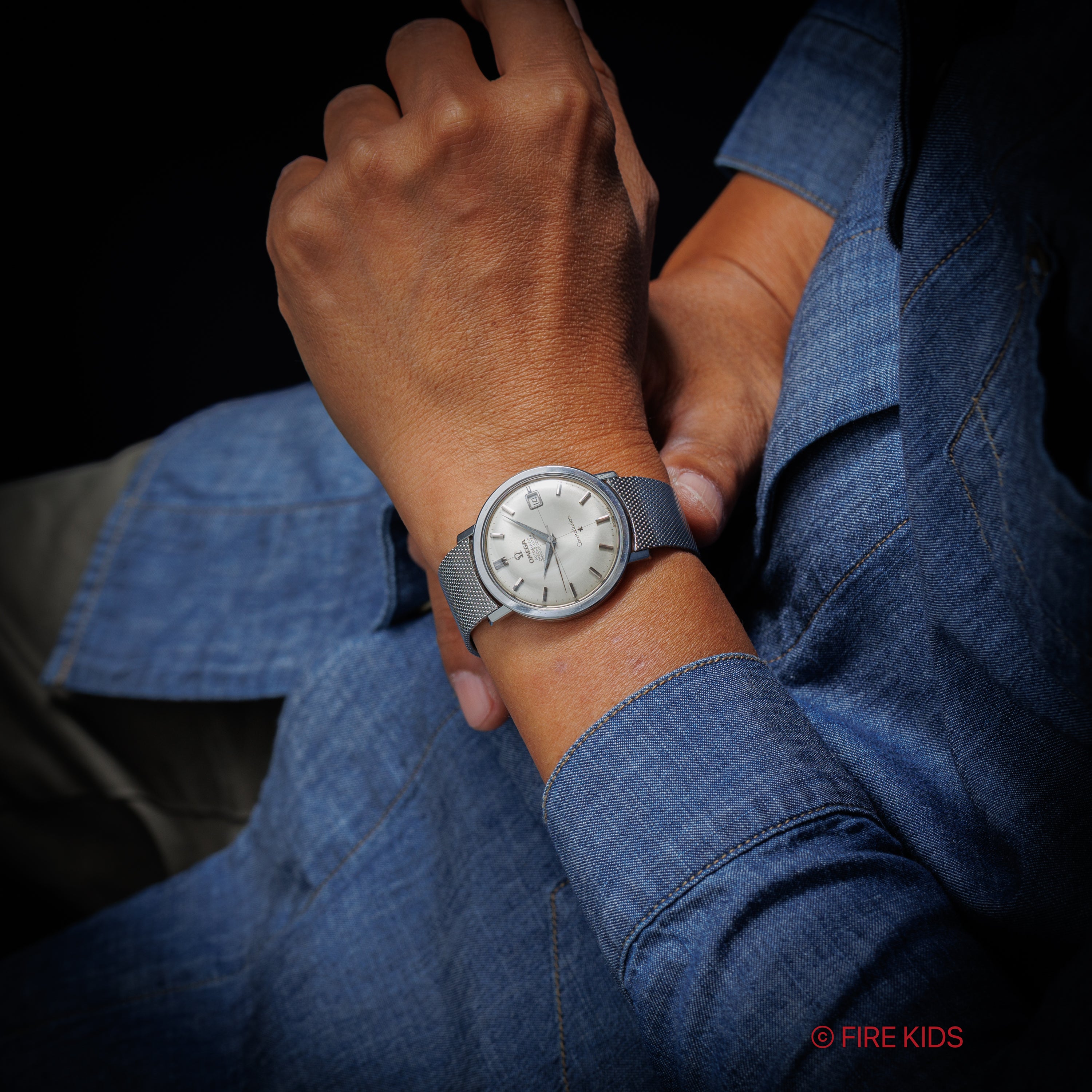 オメガ コンステレーション クロスライン ラウンドケース 1966年製 Ref.168.004 純正ブレス、ギャラ付き