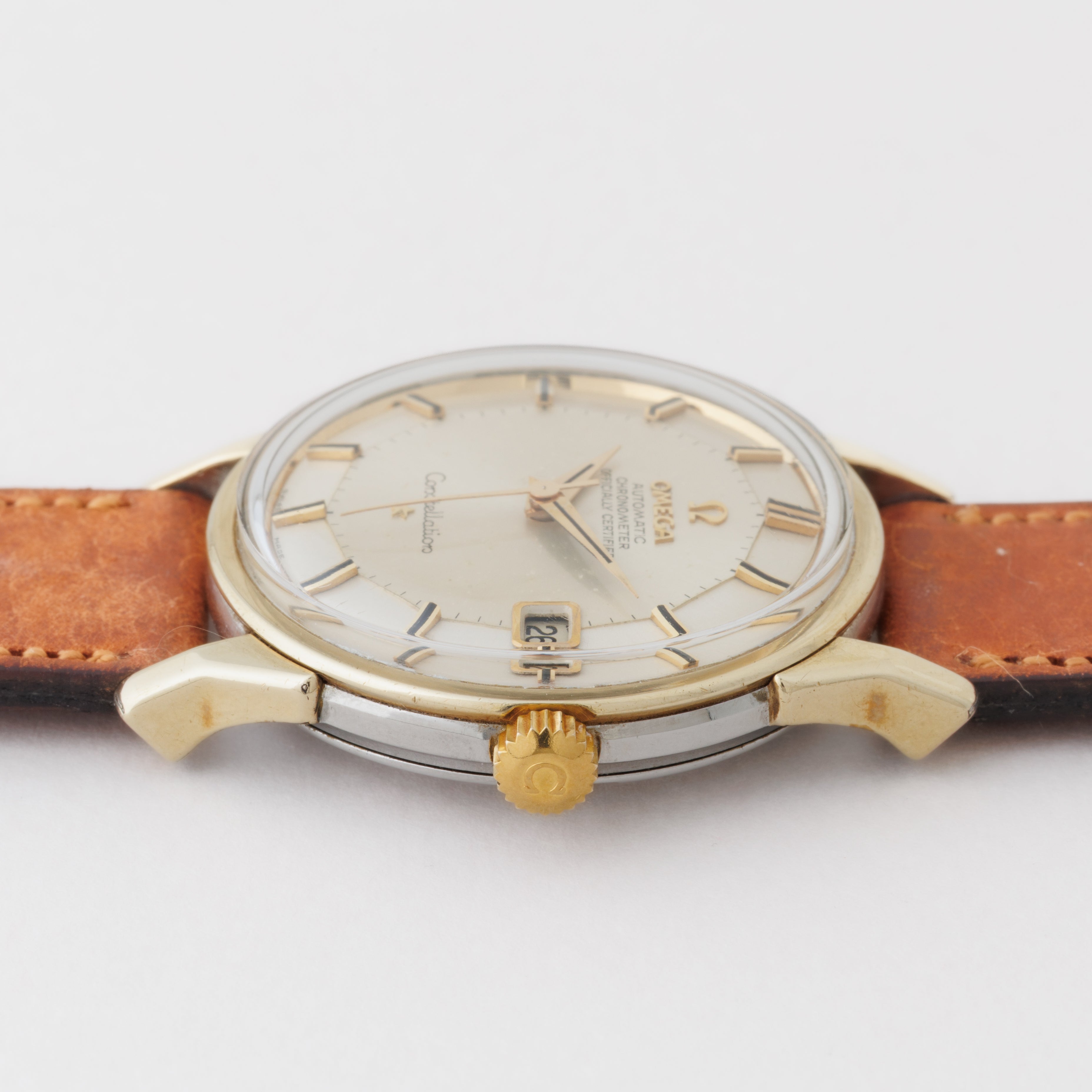 オメガ コンステレーション 12角 1966年製 Ref.168.005 金張り 純正尾錠付き