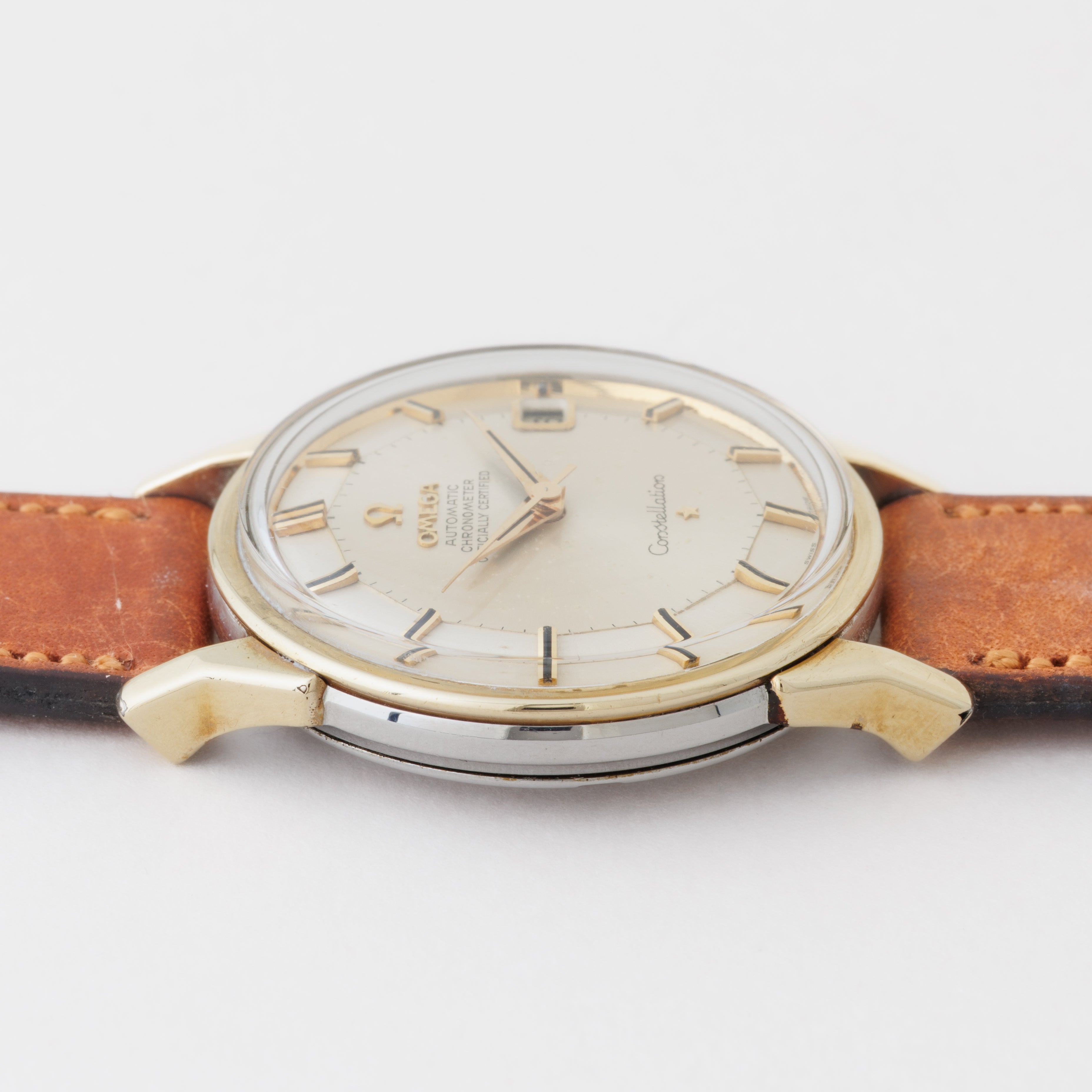 オメガ コンステレーション 12角 1966年製 Ref.168.005 金張り 純正尾錠付き