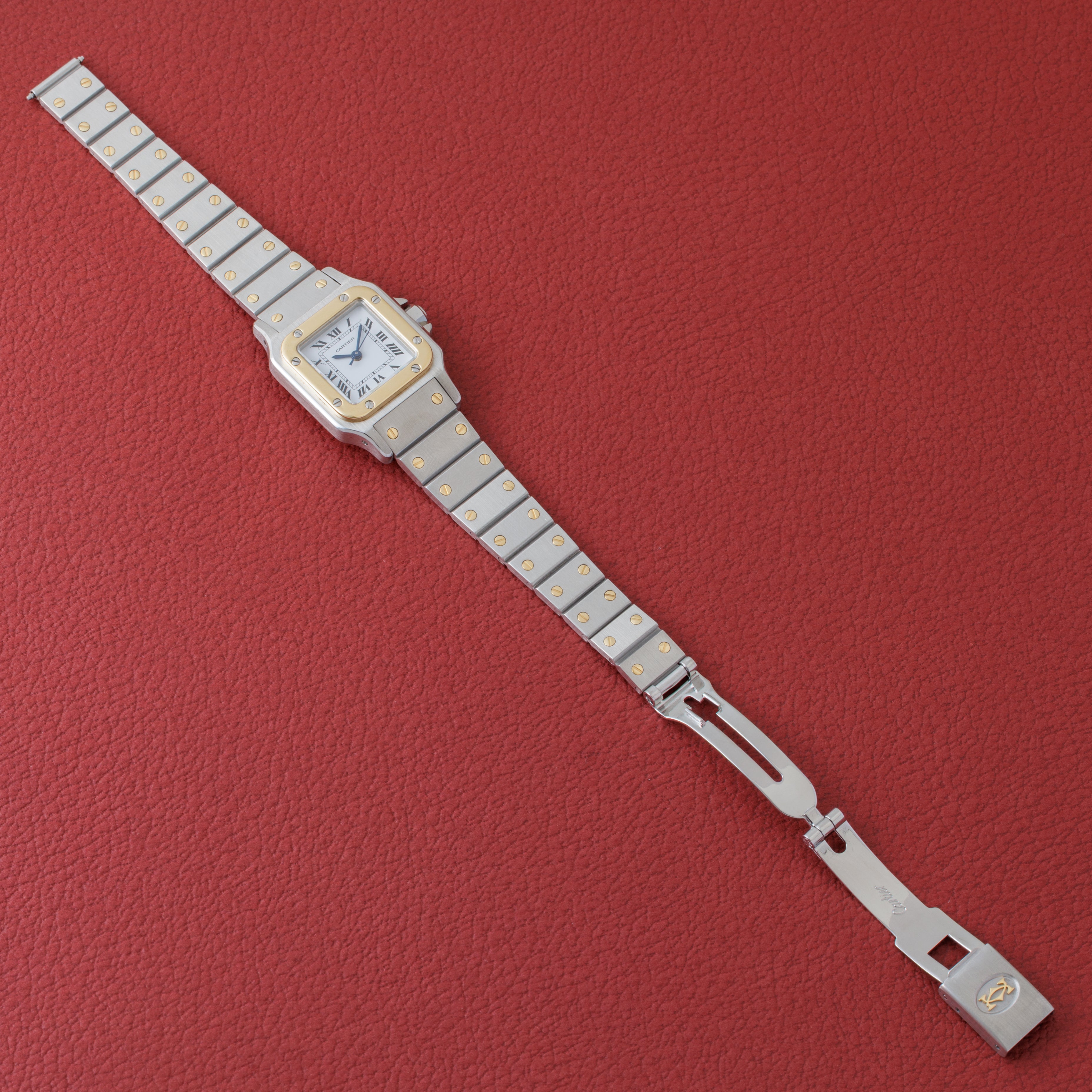 カルティエ サントス コンビ 1980年代製 Ref.0902 SMサイズ 自動巻き