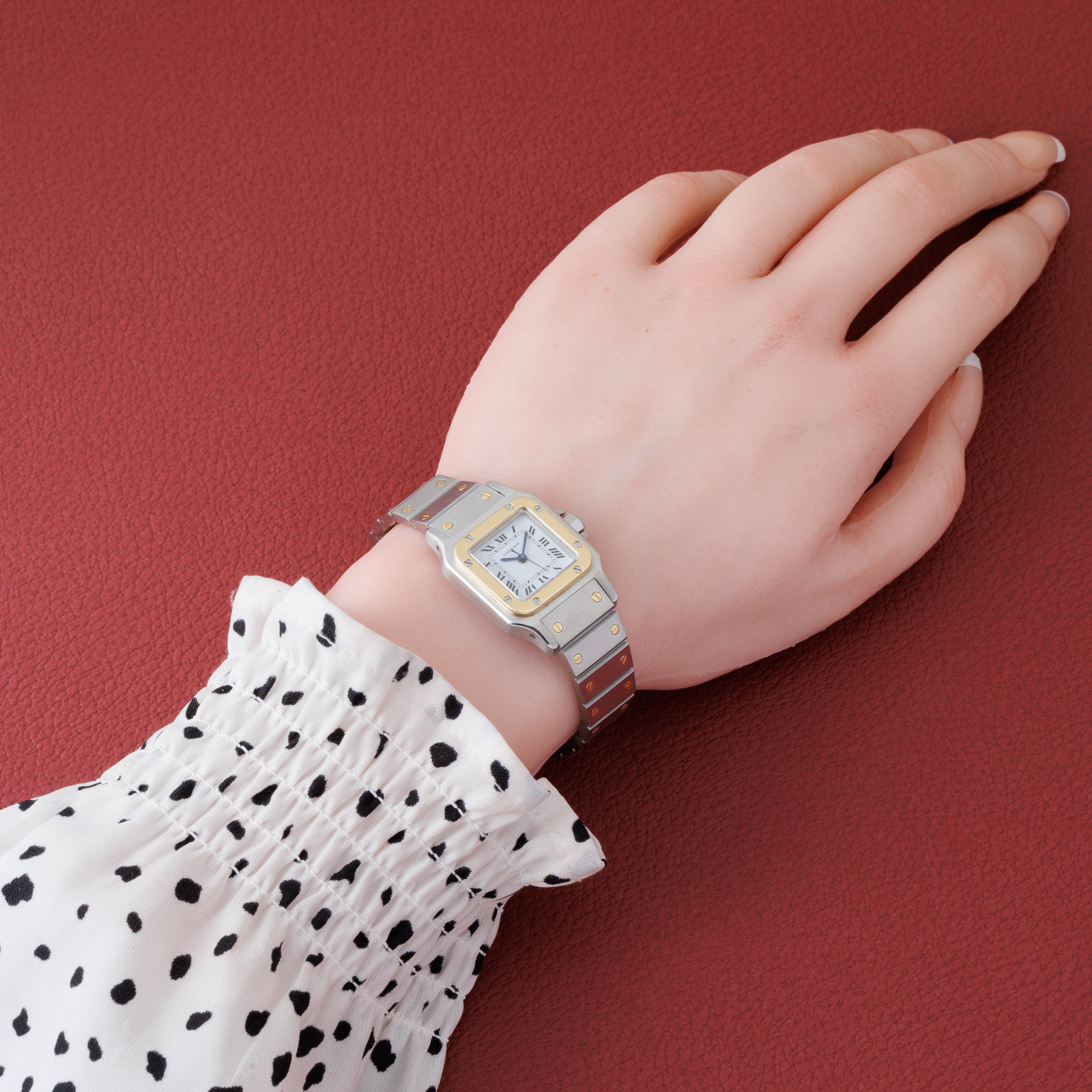 カルティエ サントス コンビ 1980年代製 Ref.0902 SMサイズ 自動巻き