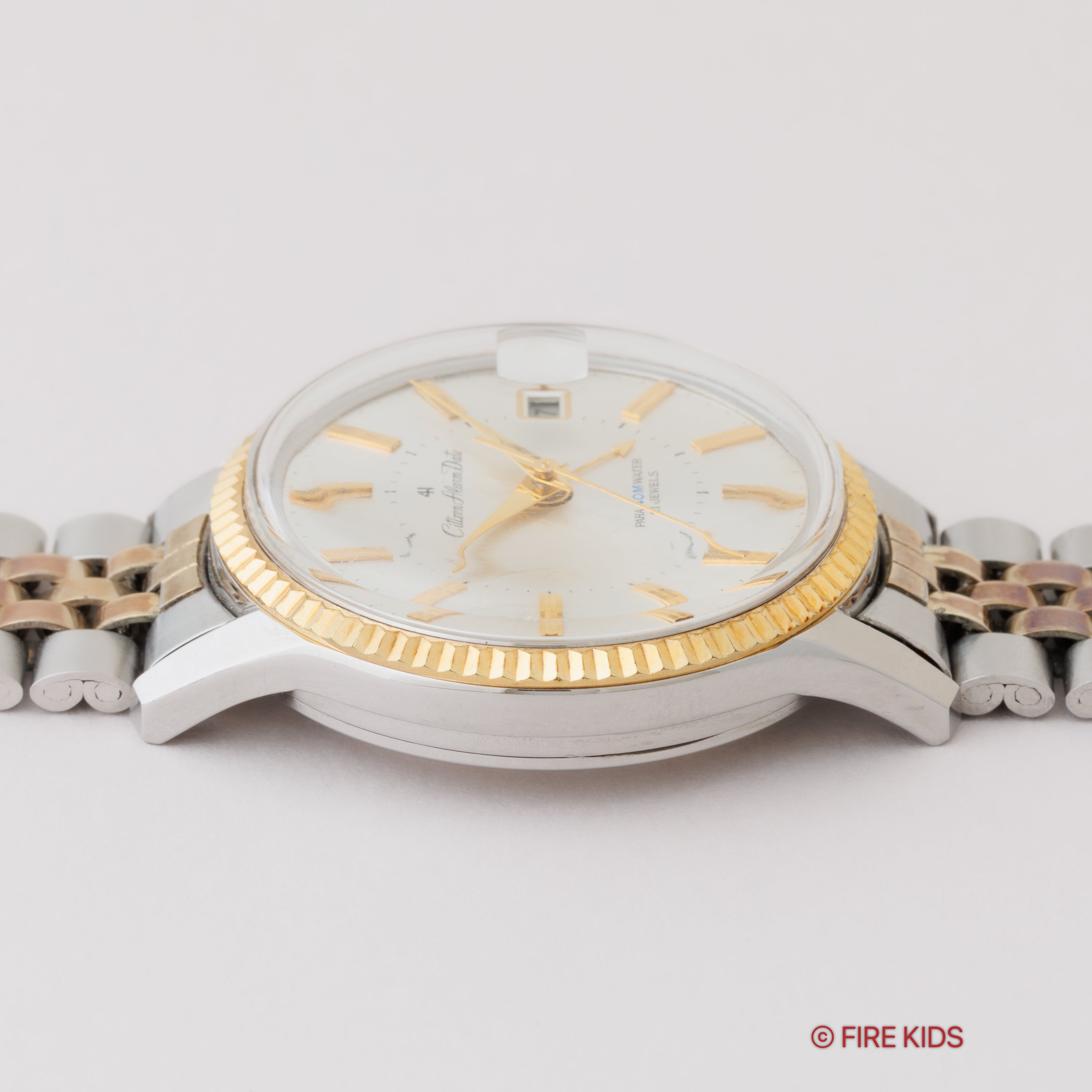 シチズン 4Hアラーム 1965年製 希少コンビブレス付き 手巻き