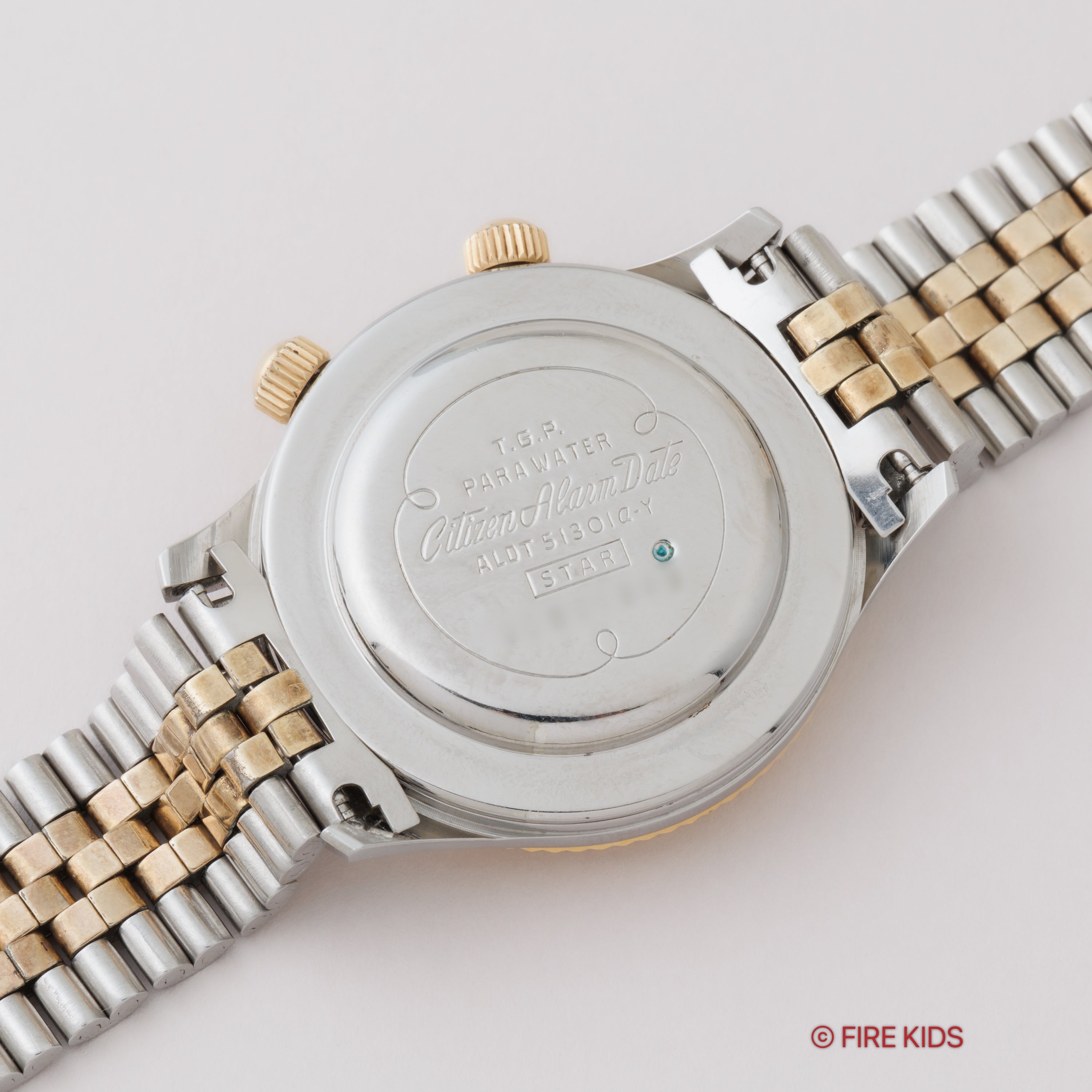 シチズン 4Hアラーム 1965年製 希少コンビブレス付き 手巻き