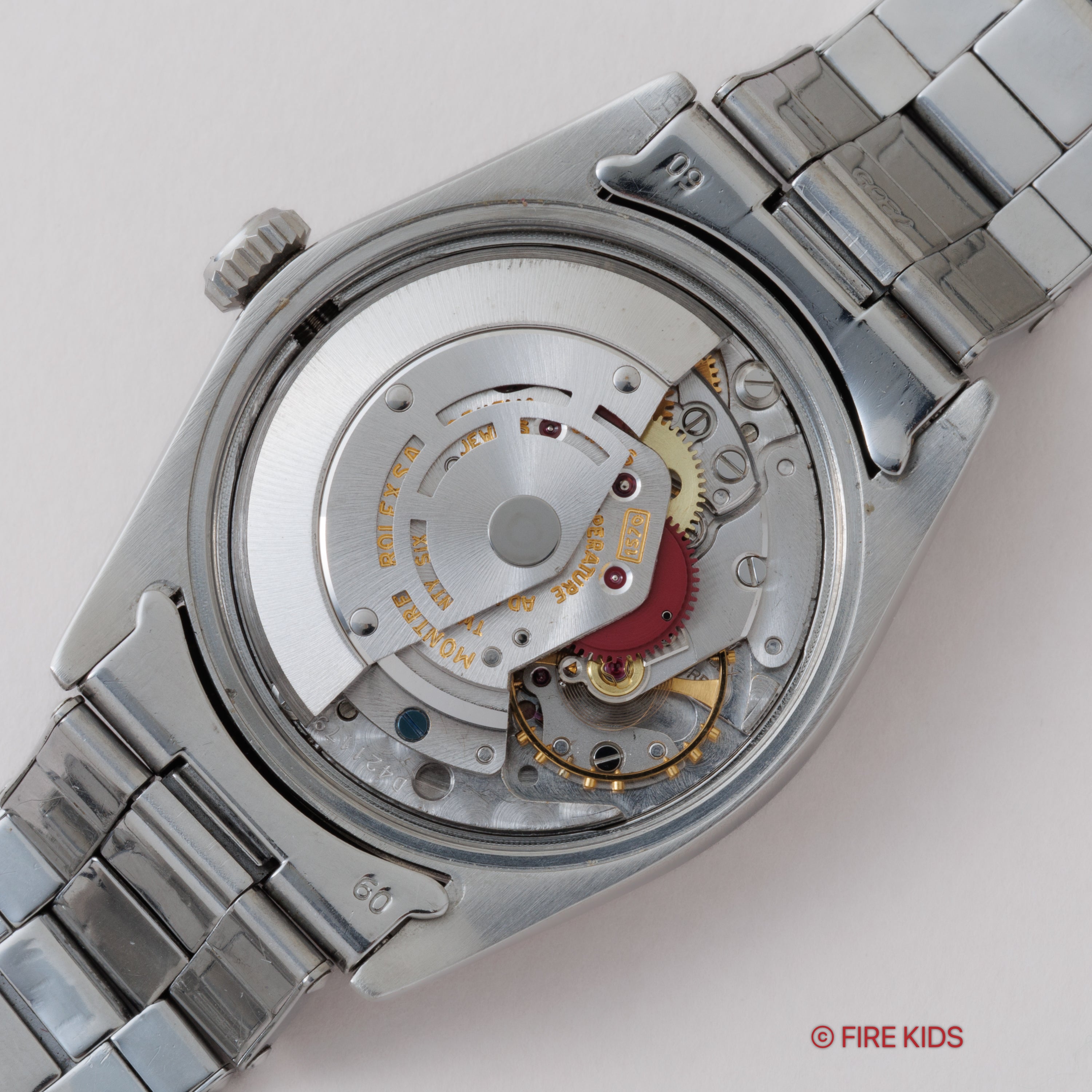 ロレックス 1971年製 オイスターパーペチュアルデイト Ref.1500 ホワイトダイヤル 国際サービス保証書付き