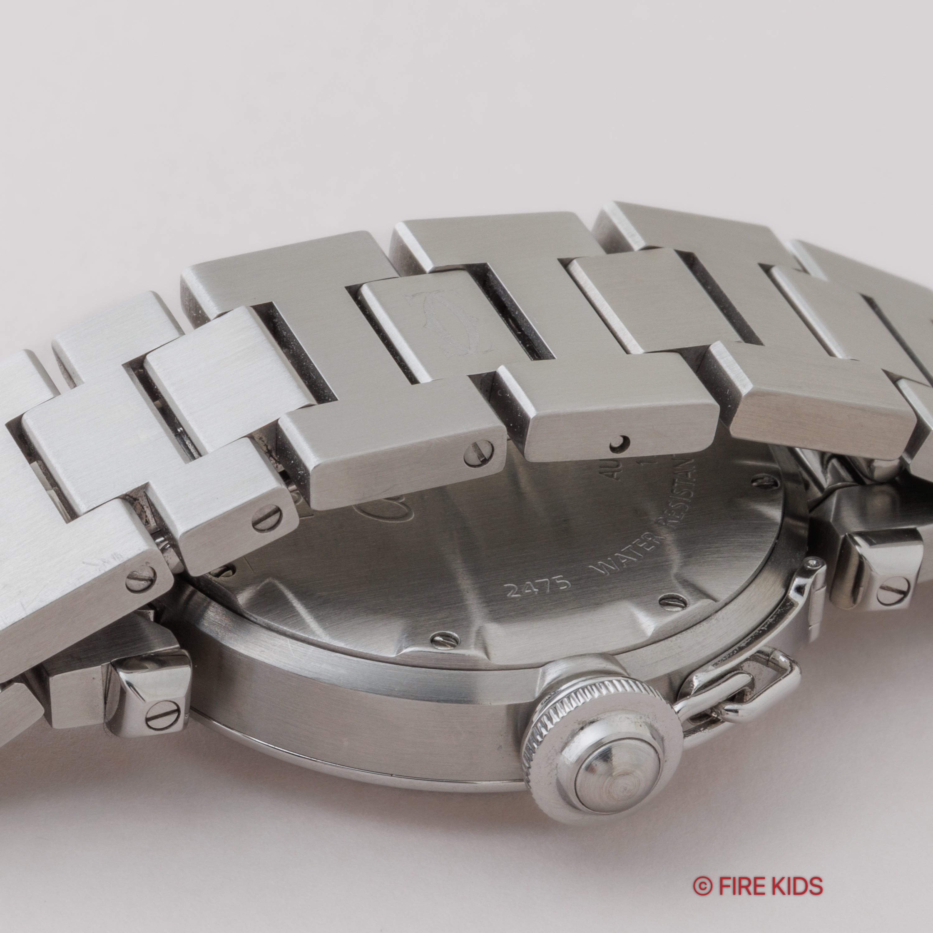 カルティエ パシャC 自動巻き 2000年代製 Ref.2475 ビックデイト ブラックダイヤル 2004年ギャラ付き