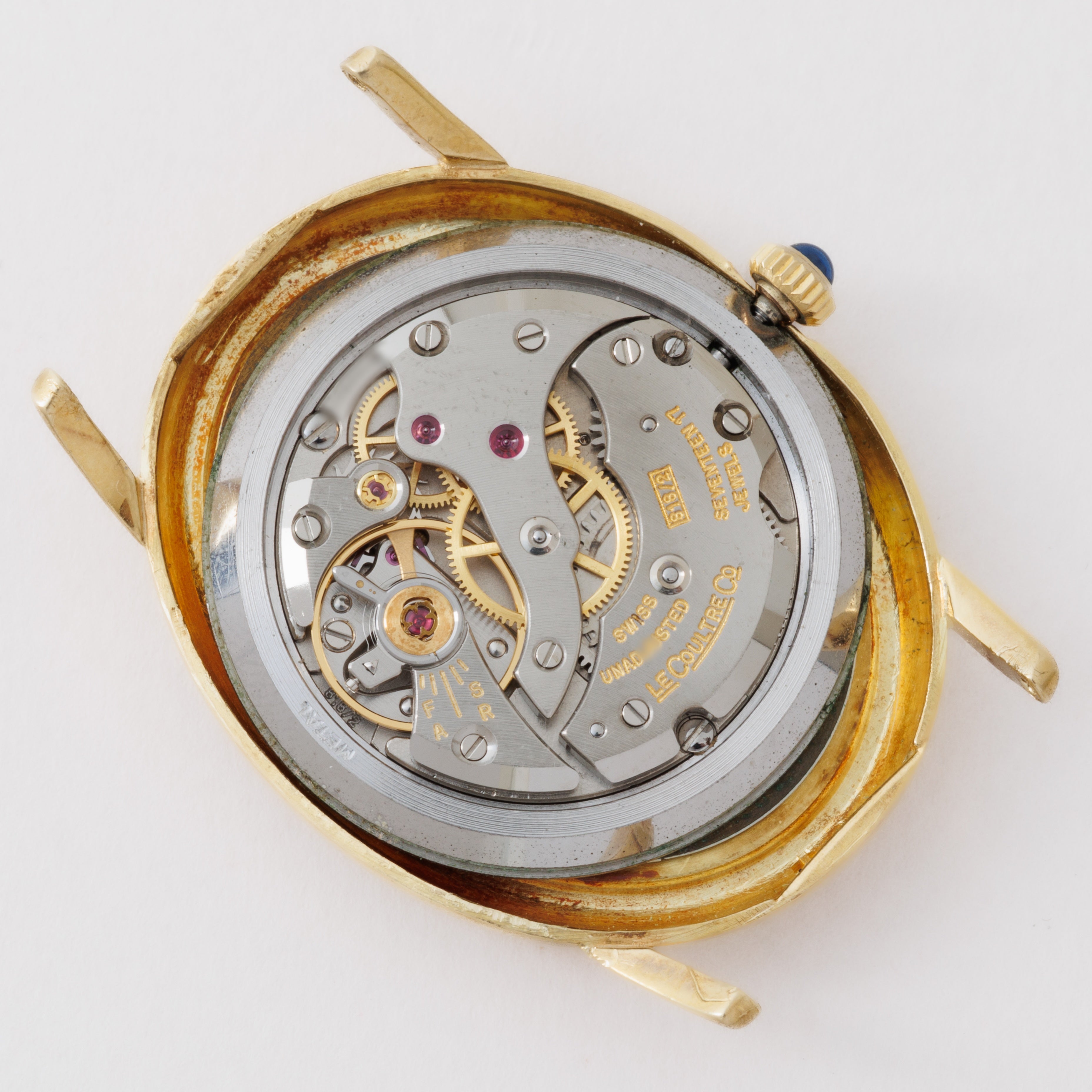 ジャガー・ルクルト オーバル型 1970年代製 Ref.9029 18金無垢 ブレゲ数字 ブレゲ針 手巻き