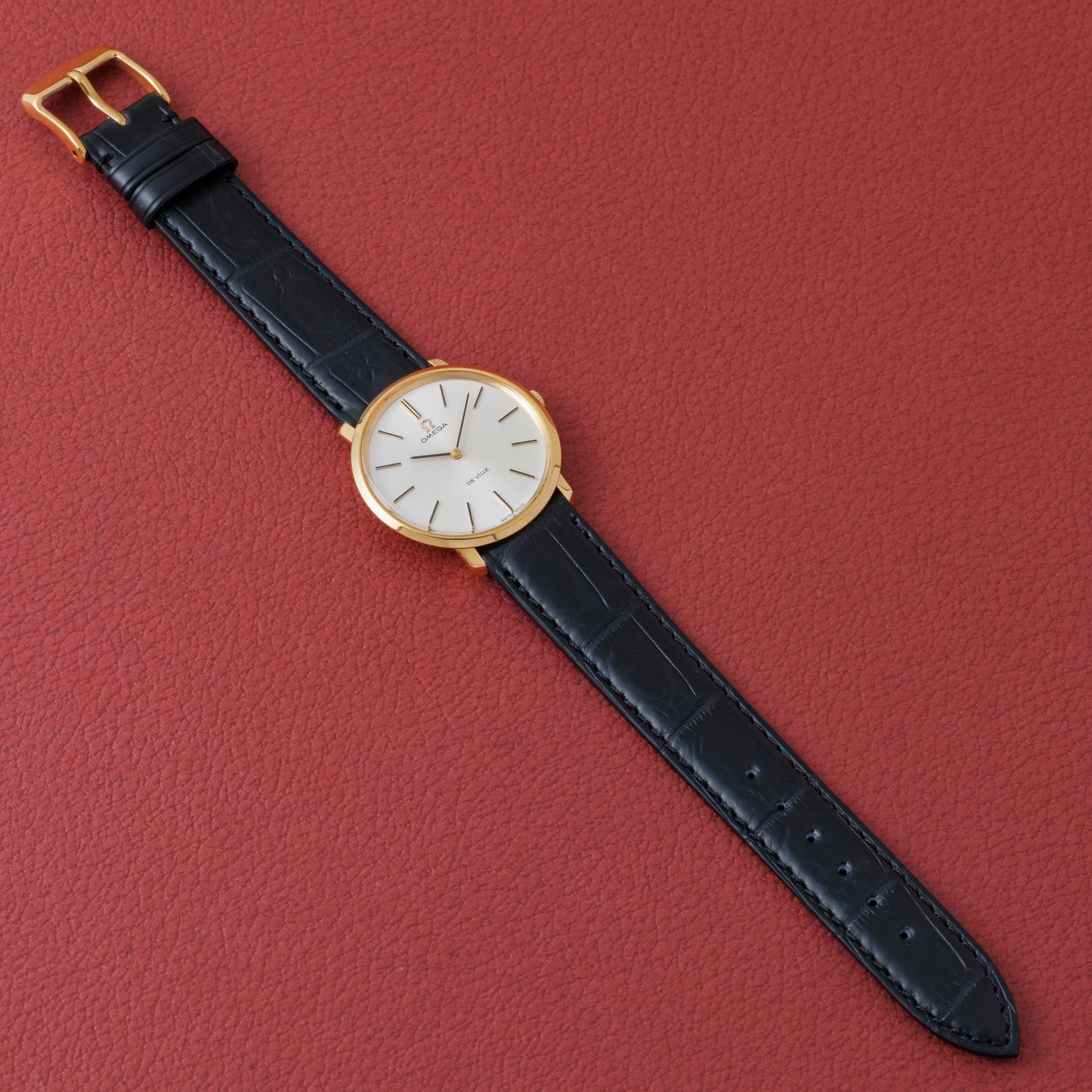 オメガ デ・ヴィル ラウンドケース 1970年製/昭和45年製 Ref.111.077 金張り